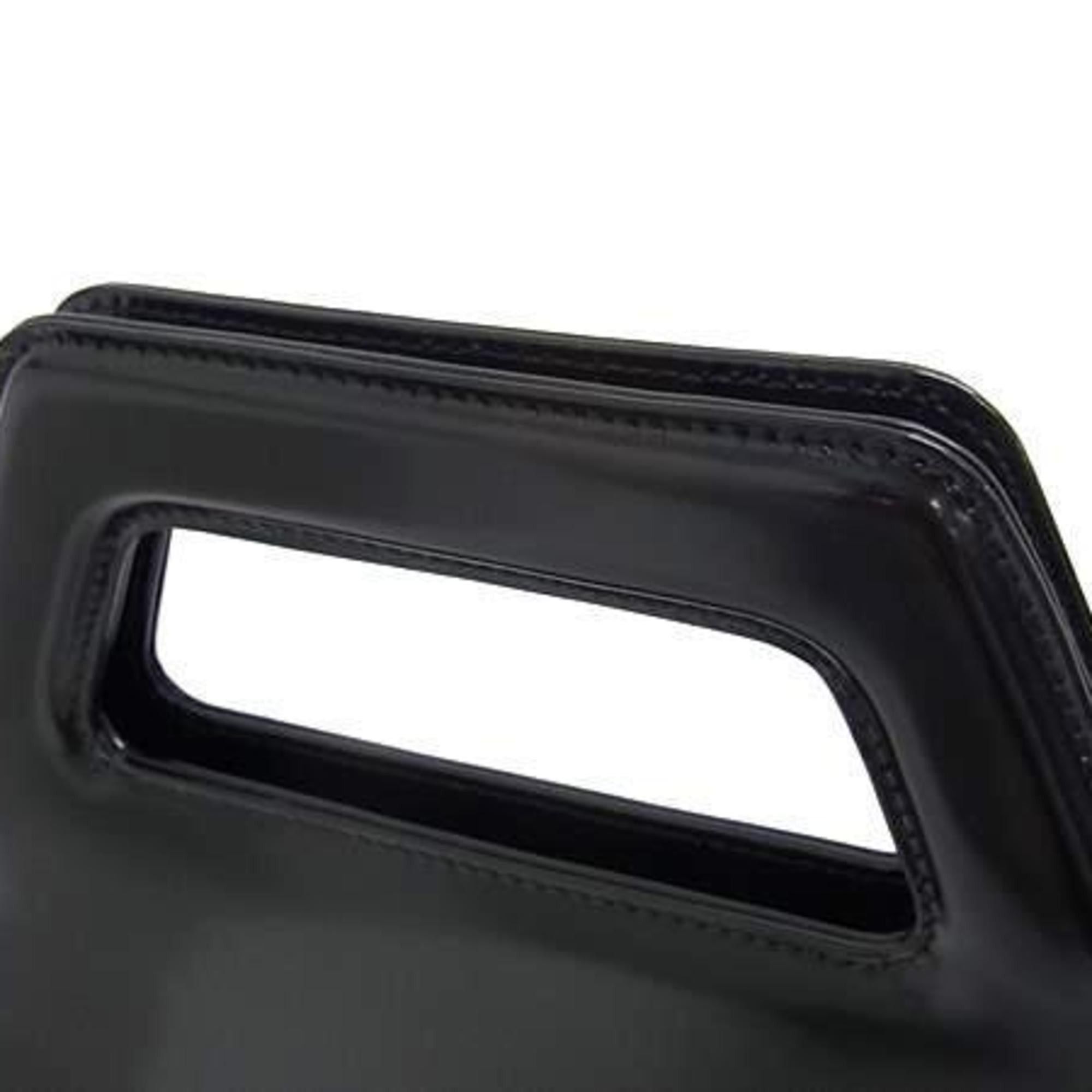 Salvatore Ferragamo Salvatore Ferragamo Gancini Wanda 21 handbag (3961) in black patent leather for women Size ONE SIZE - 3 Thumbnail