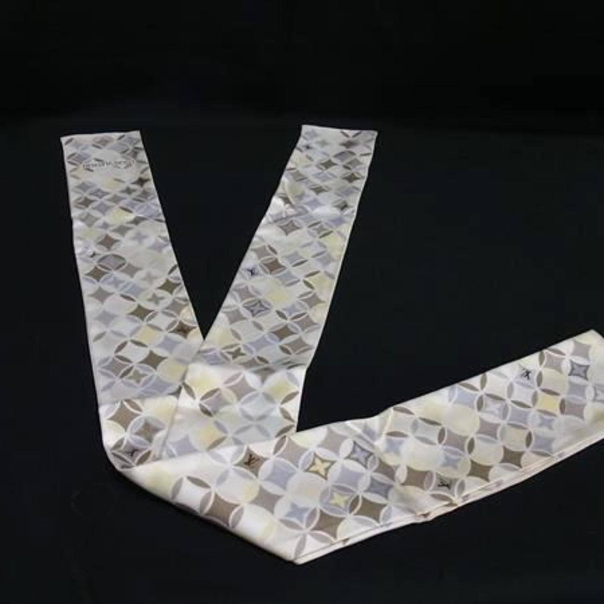 Louis Vuitton Louis Vuitton Ribbon Scarf, Bandeau, Multicolor Silk, Women's Size ONE SIZE - 3 Thumbnail