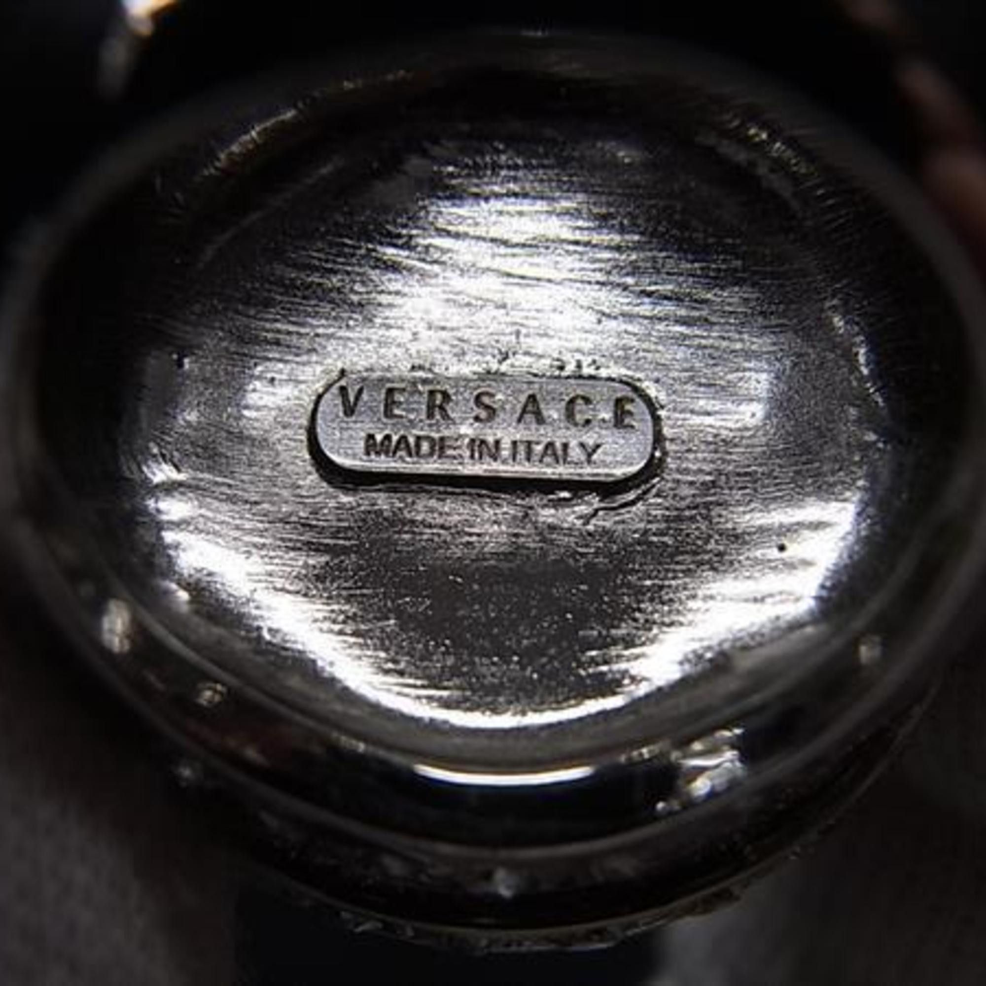 Versace VERSACE Medusa ring in silver metal with rhinestones for men and women Size ONE SIZE - 2 Thumbnail