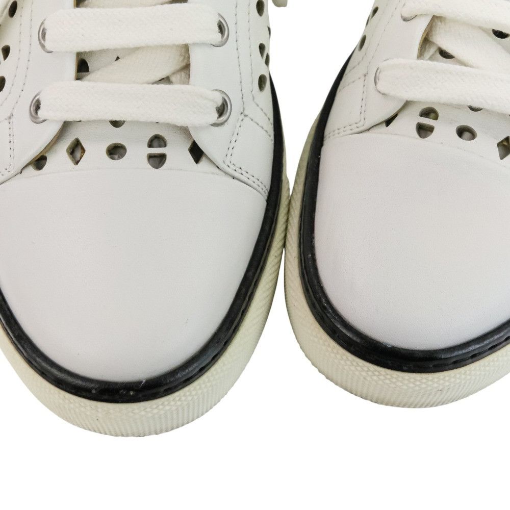 Hermes Hermes Hermes Jimmy Cutwork Leather High Top Sneakers 36 Leather Shoes DUTY FREE for USA Size ONE SIZE - 11 Thumbnail