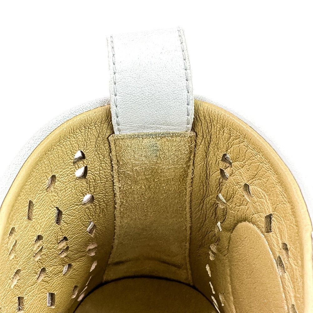 Hermes Hermes Hermes Jimmy Cutwork Leather High Top Sneakers 36 Leather Shoes DUTY FREE for USA Size ONE SIZE - 15 Thumbnail