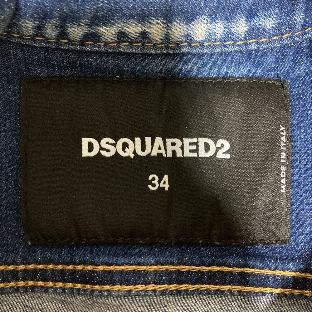 Other Other Dsquared2 Denim Jacket Textile Outerwear DUTY FREE for USA Size ONE SIZE - 5 Thumbnail