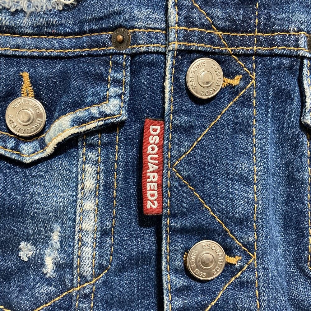 Other Other Dsquared2 Denim Jacket Textile Outerwear DUTY FREE for USA Size ONE SIZE - 3 Thumbnail