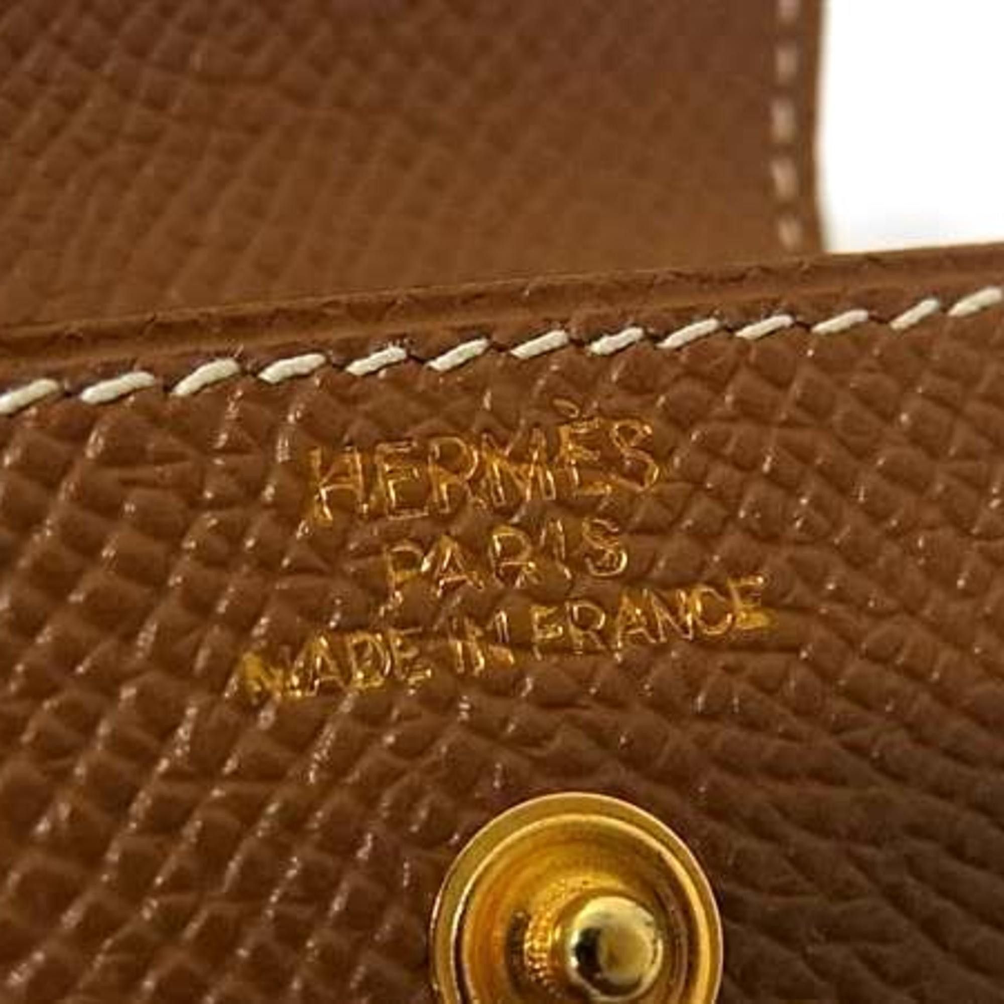 Hermes HERMES Post-it Case, Arajif Brown, Epsom Leather, Women's Size ONE SIZE - 6 Thumbnail