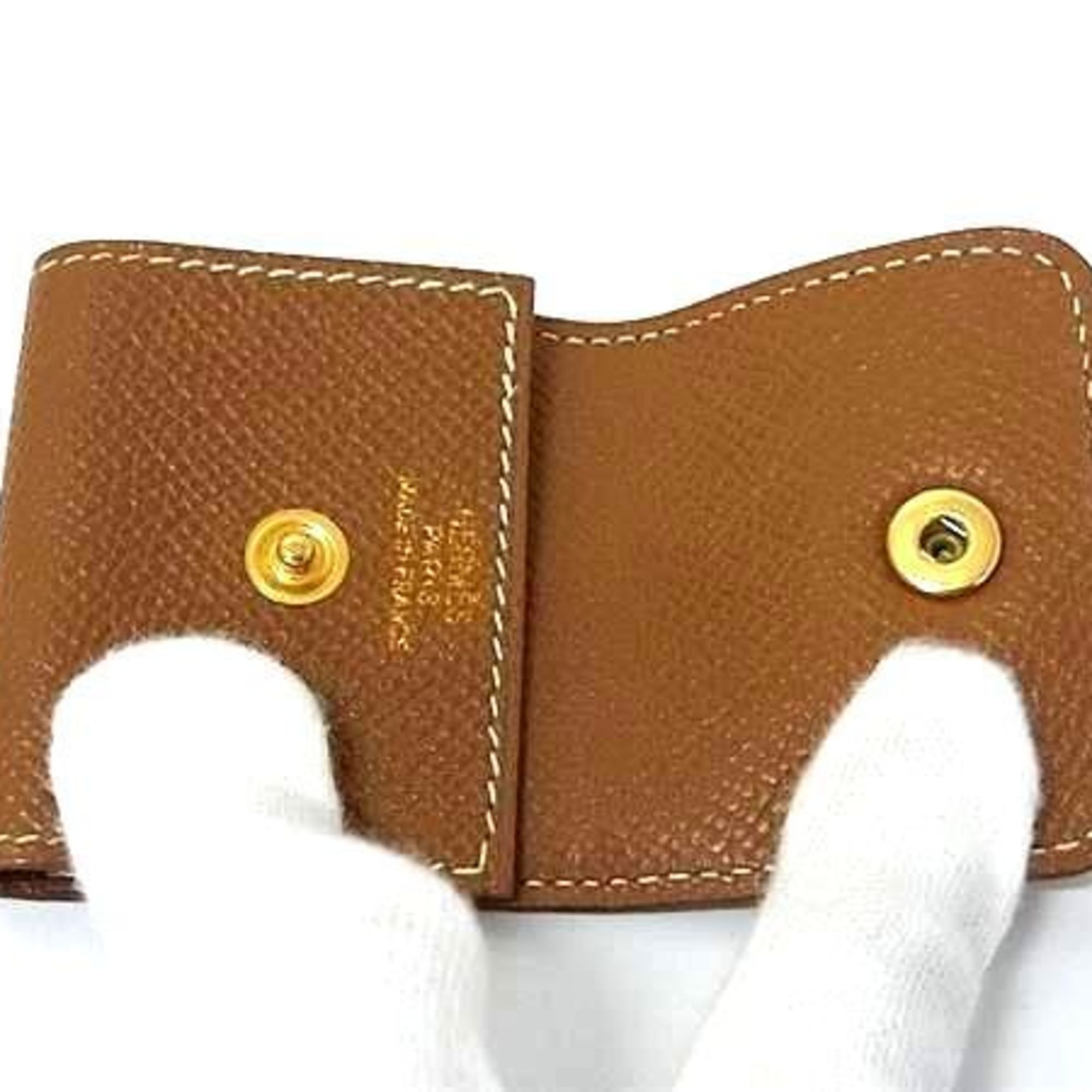 Hermes HERMES Post-it Case, Arajif Brown, Epsom Leather, Women's Size ONE SIZE - 4 Thumbnail