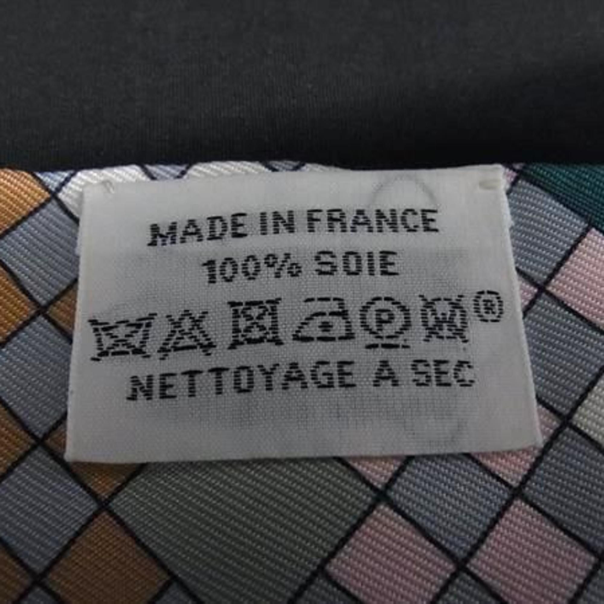 Hermes HERMES Twilly Multicolor Silk Scarf for Women, Colliers de chiens remix Size ONE SIZE - 4 Thumbnail