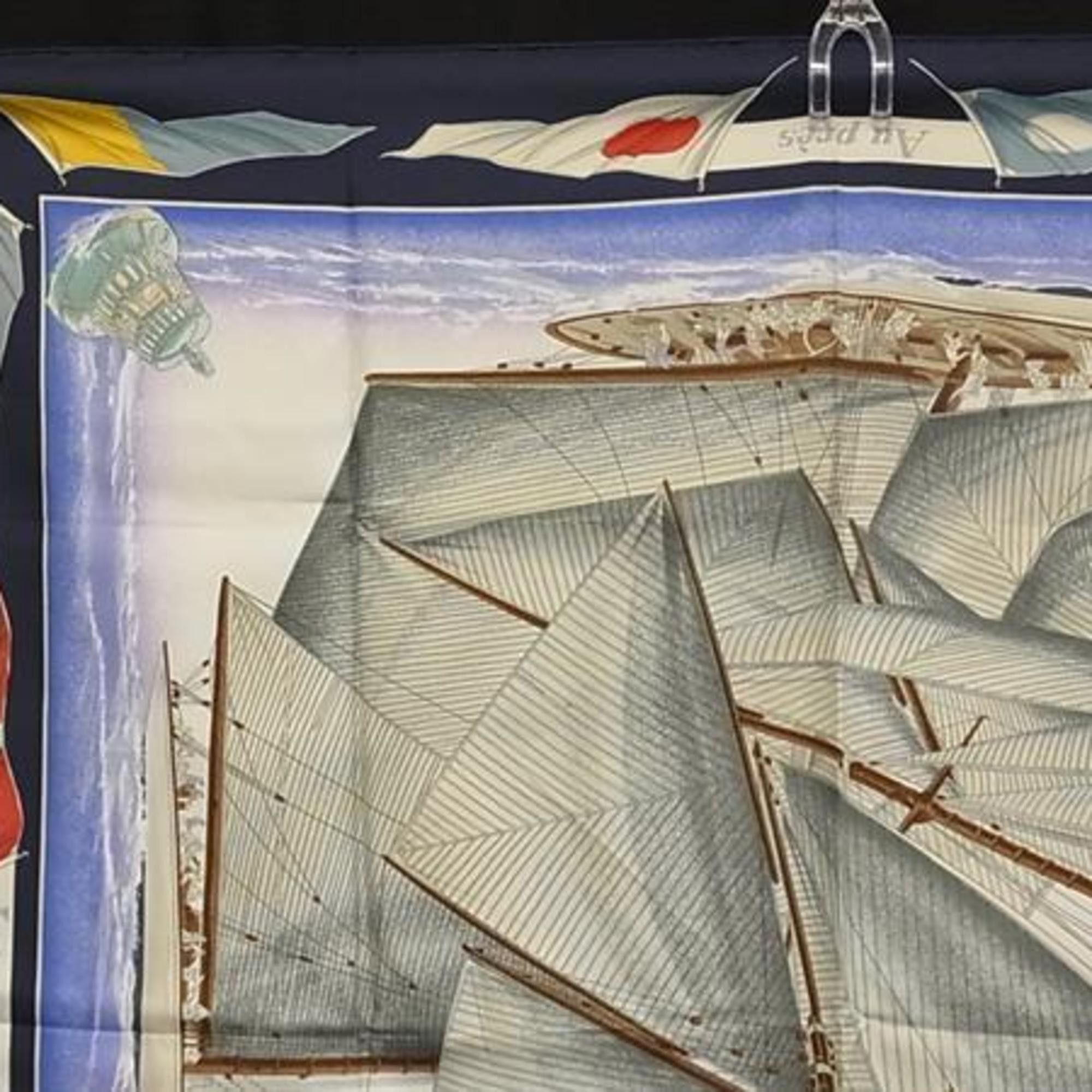 Hermes HERMES Carré 90 Scarf, Multicolor Silk, Women's, Laisser Porter Size ONE SIZE - 3 Thumbnail