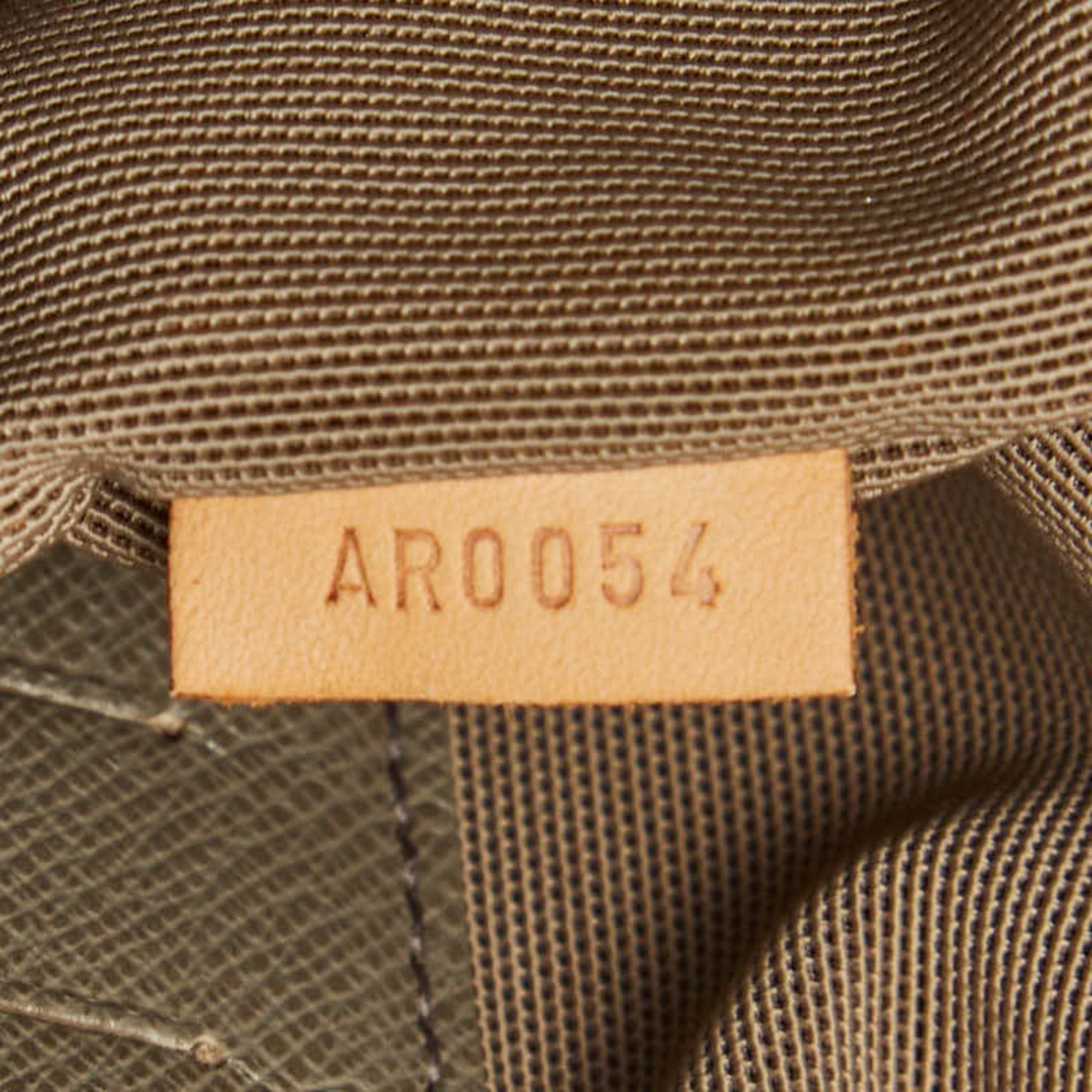 Louis Vuitton Louis Vuitton Damier Geant Santur Jogging Body Bag/Waist Bag in Brown and Beige Canvas Leather for Women Size ONE SIZE - 9 Thumbnail