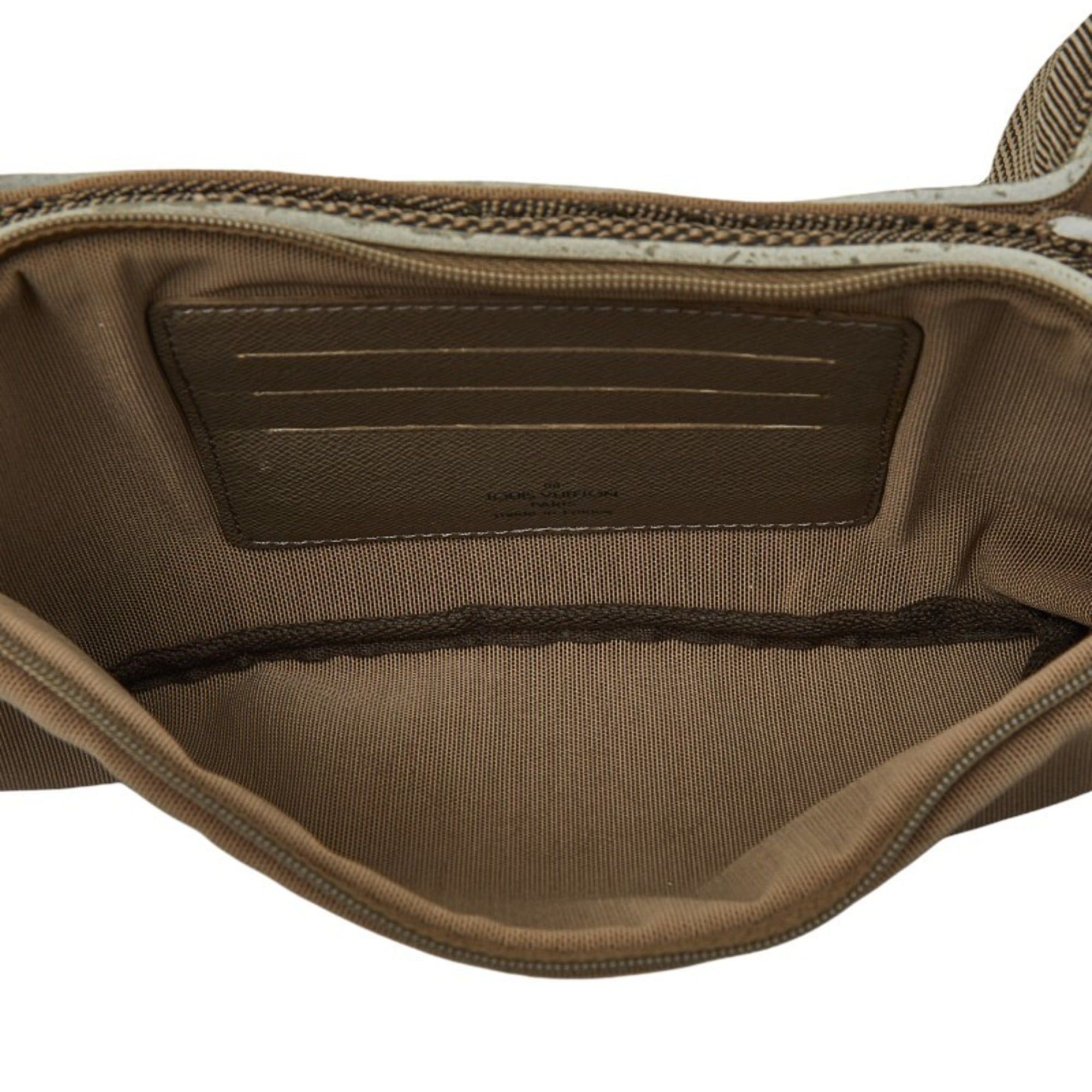 Louis Vuitton Louis Vuitton Damier Geant Santur Jogging Body Bag/Waist Bag in Brown and Beige Canvas Leather for Women Size ONE SIZE - 7 Thumbnail