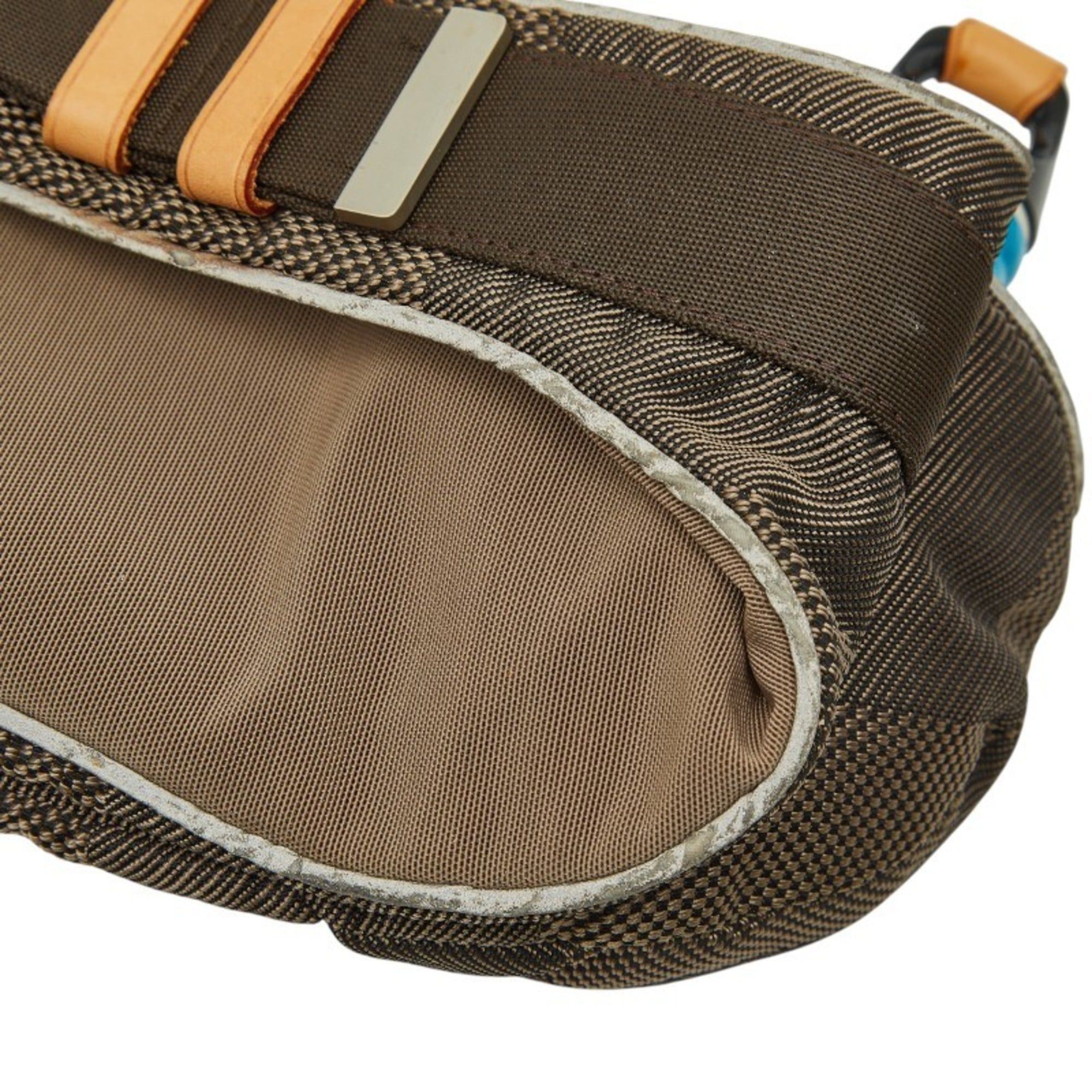 Louis Vuitton Louis Vuitton Damier Geant Santur Jogging Body Bag/Waist Bag in Brown and Beige Canvas Leather for Women Size ONE SIZE - 10 Thumbnail