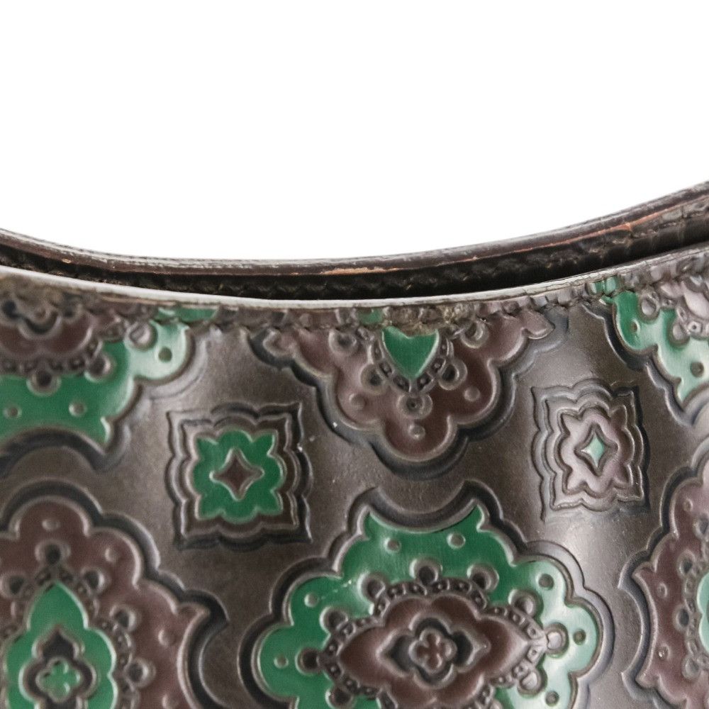 Prada Prada Prada Arabesque Embossed Triangle Logo Tote Bag Leather Tote Bag DUTY FREE for USA Size ONE SIZE - 10 Thumbnail