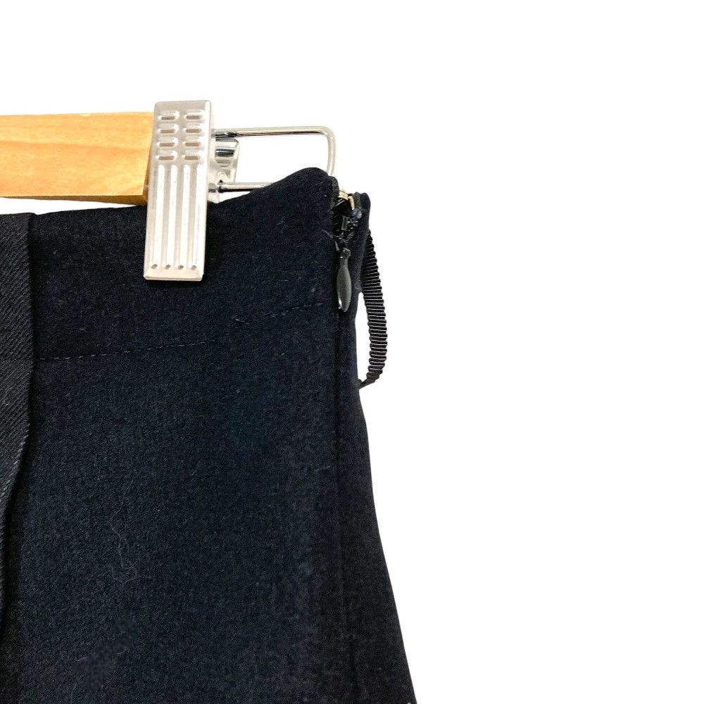 Sacai Sacai Sacai Stripe Wool Docking Skirt Textile Skirts 24-07410 DUTY FREE for USA Size ONE SIZE - 4 Thumbnail