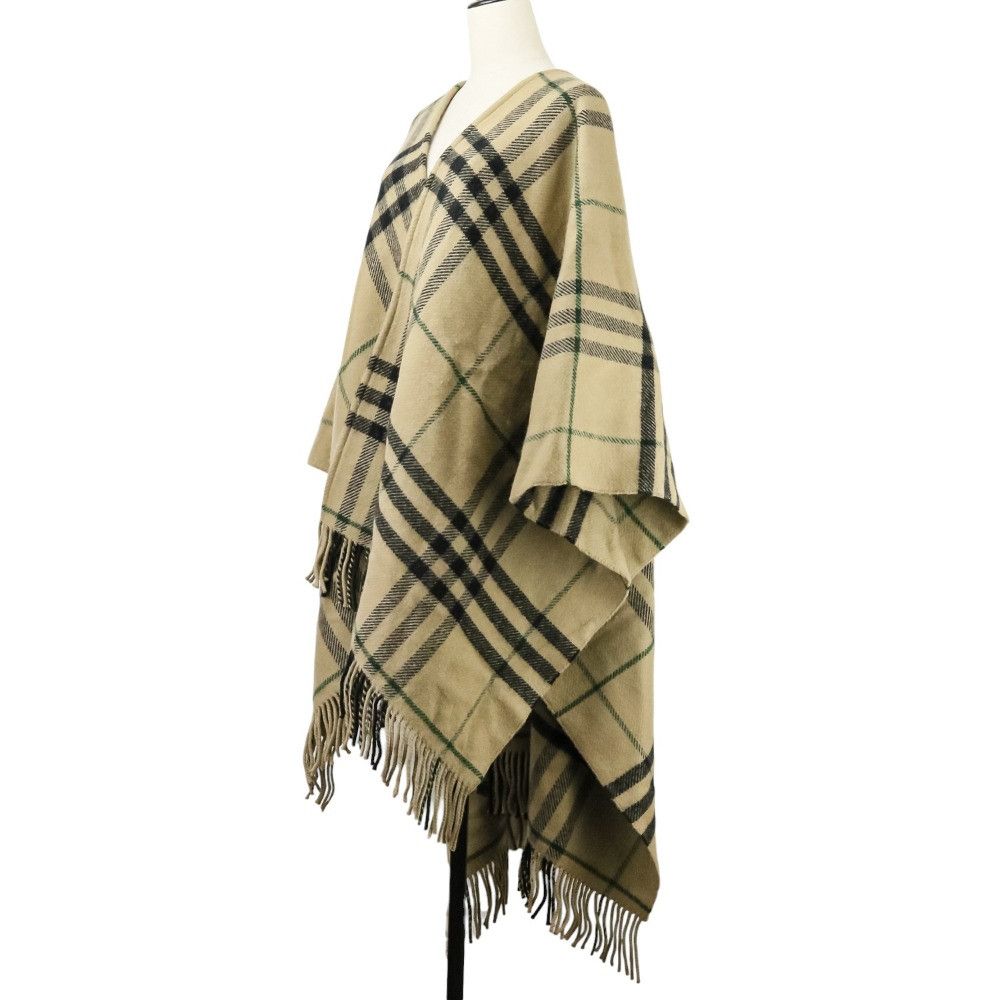 Burberry Burberry Burberry Fringe Edge Cashmere Blend Cape Coat Textile Outerwear 8090880 DUTY FREE for USA Size ONE SIZE - 3 Thumbnail