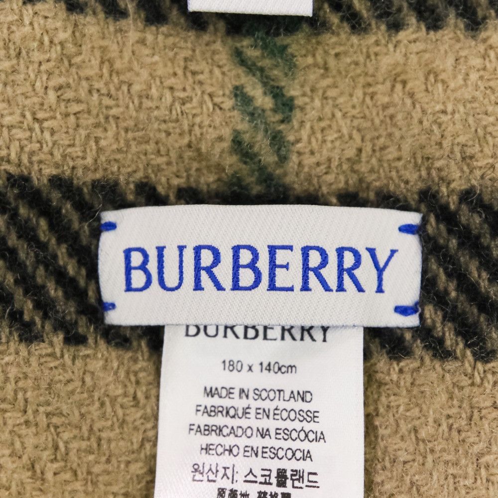 Burberry Burberry Burberry Fringe Edge Cashmere Blend Cape Coat Textile Outerwear 8090880 DUTY FREE for USA Size ONE SIZE - 7 Thumbnail