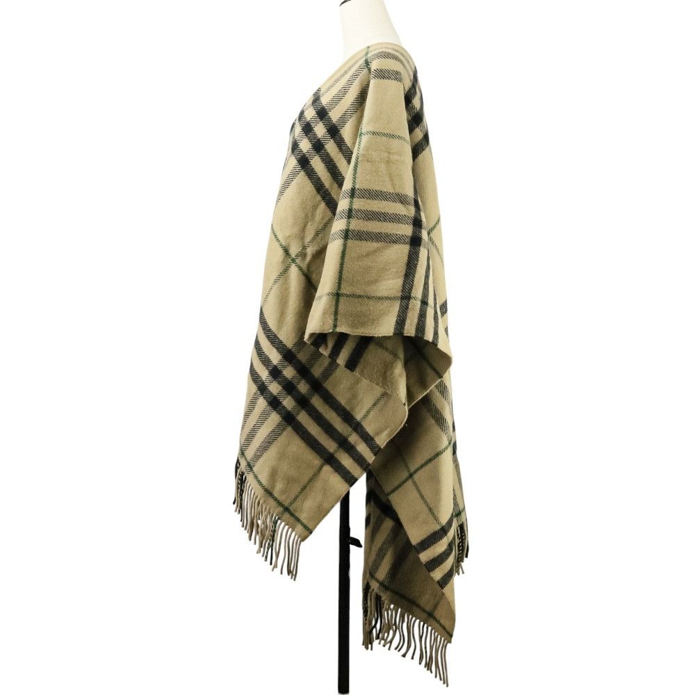 Burberry Burberry Burberry Fringe Edge Cashmere Blend Cape Coat Textile Outerwear 8090880 DUTY FREE for USA Size ONE SIZE - 4 Thumbnail