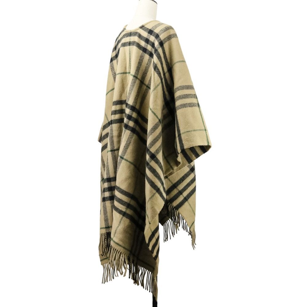 Burberry Burberry Burberry Fringe Edge Cashmere Blend Cape Coat Textile Outerwear 8090880 DUTY FREE for USA Size ONE SIZE - 6 Thumbnail
