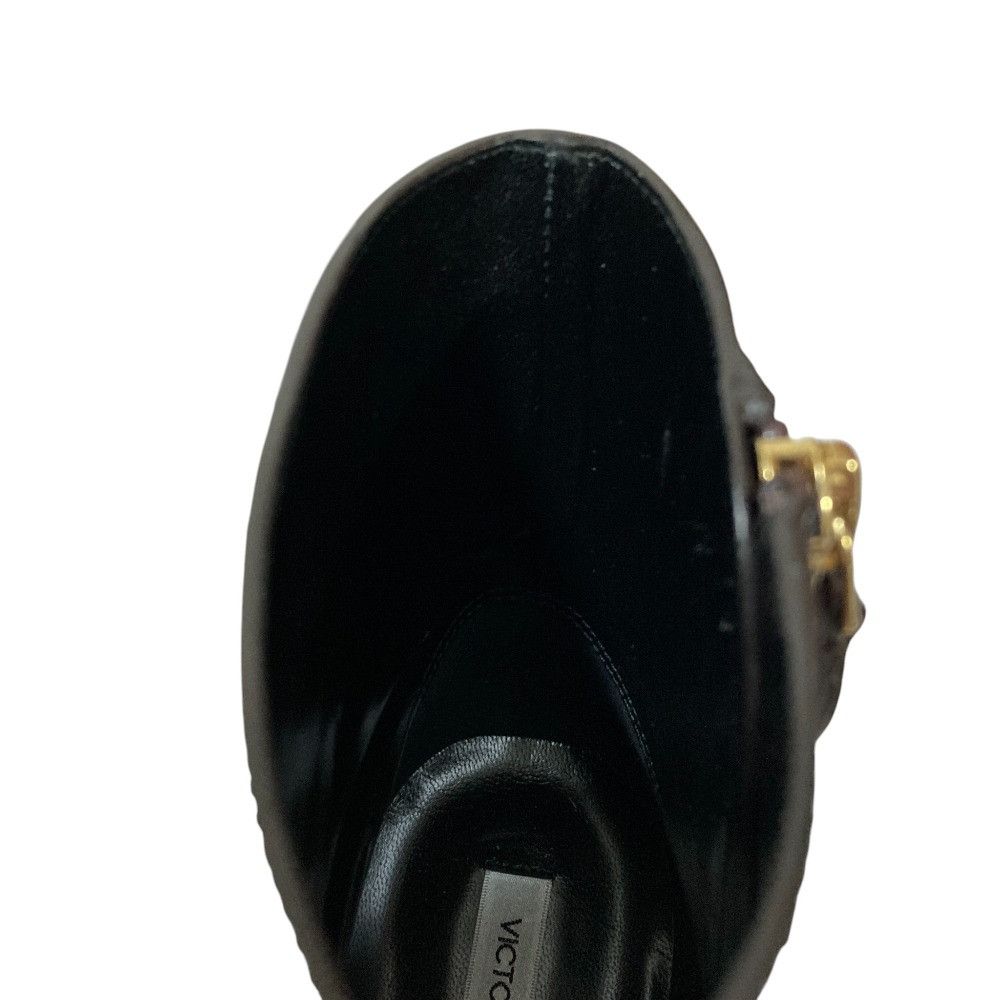 Other Other Victoria Beckham Crocodile Embossed Leather Short Boots Leather Shoes DUTY FREE for USA Size ONE SIZE - 6 Thumbnail