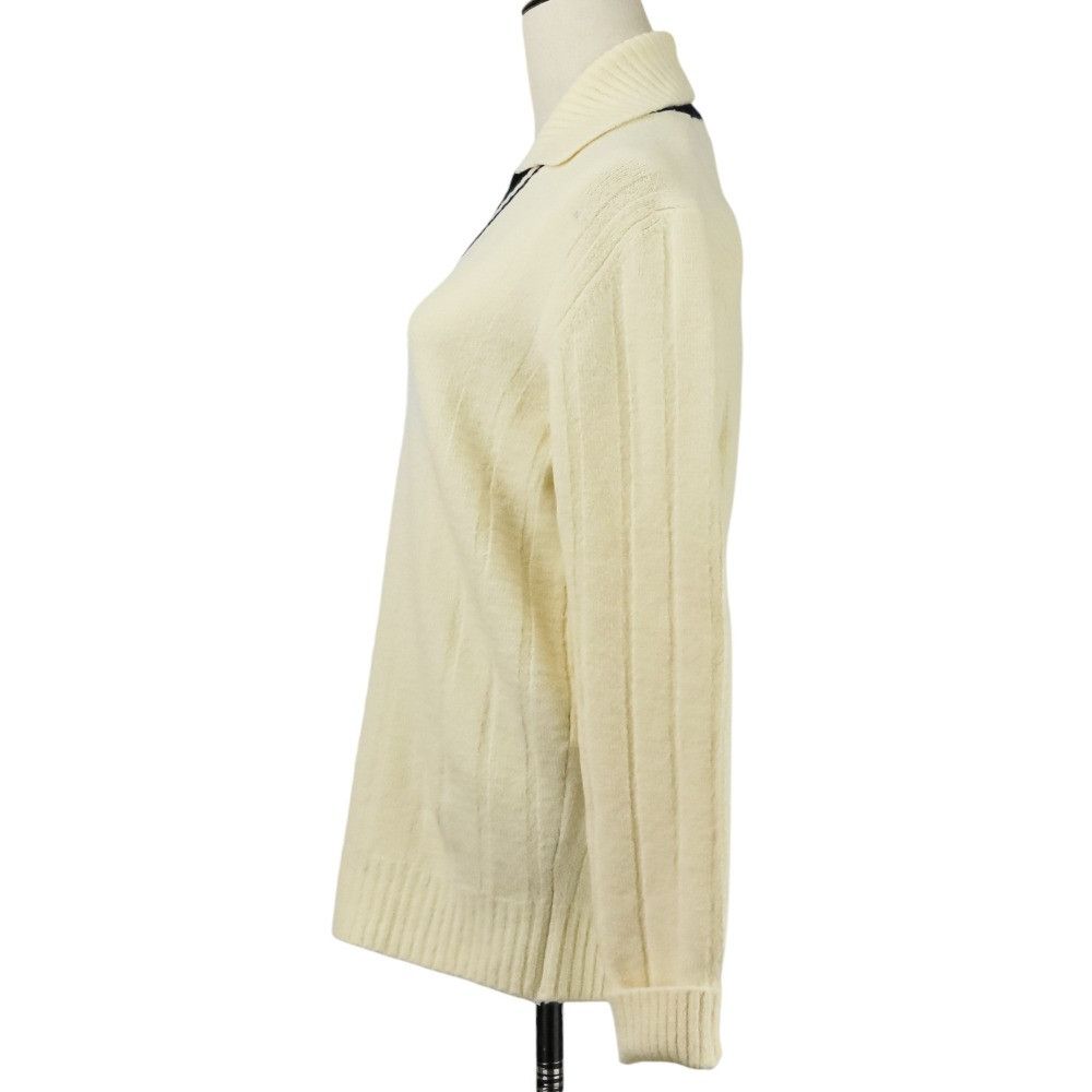 Hermes Hermes Hermès Wool Knit Sweater Textile Tops DUTY FREE for USA Size ONE SIZE - 3 Thumbnail