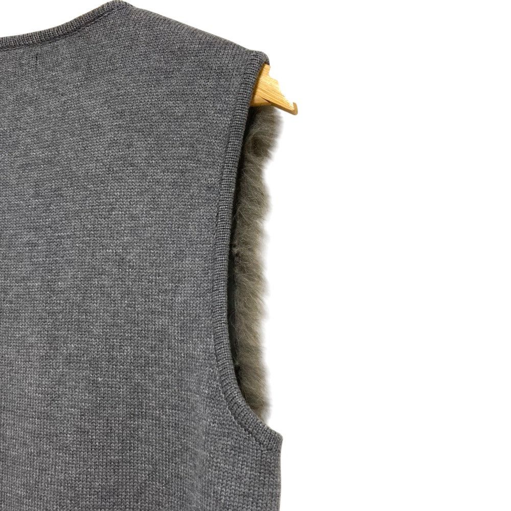 Other Other allureville Jacquard Fake Fur Knit Vest Fur Tops 202420-16-180 DUTY FREE for USA Size ONE SIZE - 3 Thumbnail