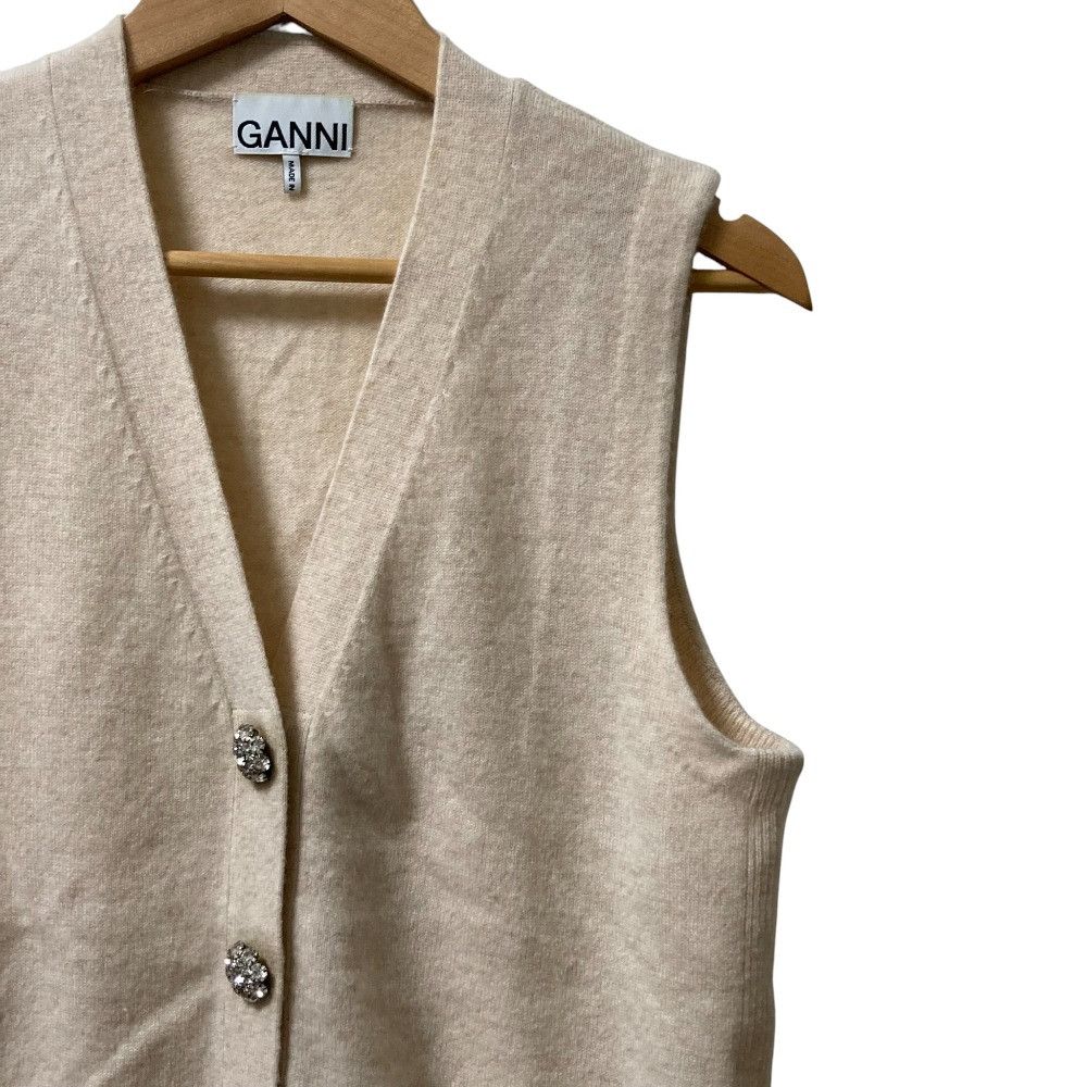 Other Other Ganni 100% Cashmere Knit Vest Textile Tops DUTY FREE for USA Size ONE SIZE - 2 Thumbnail
