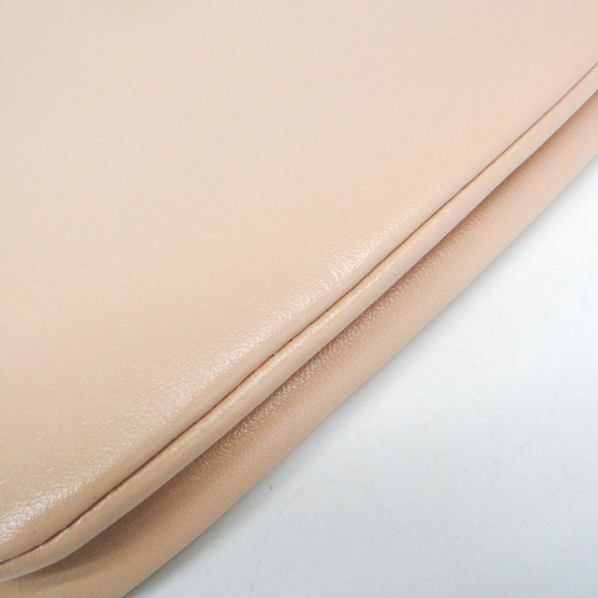 Chloe Chloé FAYE Small Zipped CHC21AS414F17284 Women's Leather Shoulder Bag Pale Orange Size ONE SIZE - 6 Thumbnail