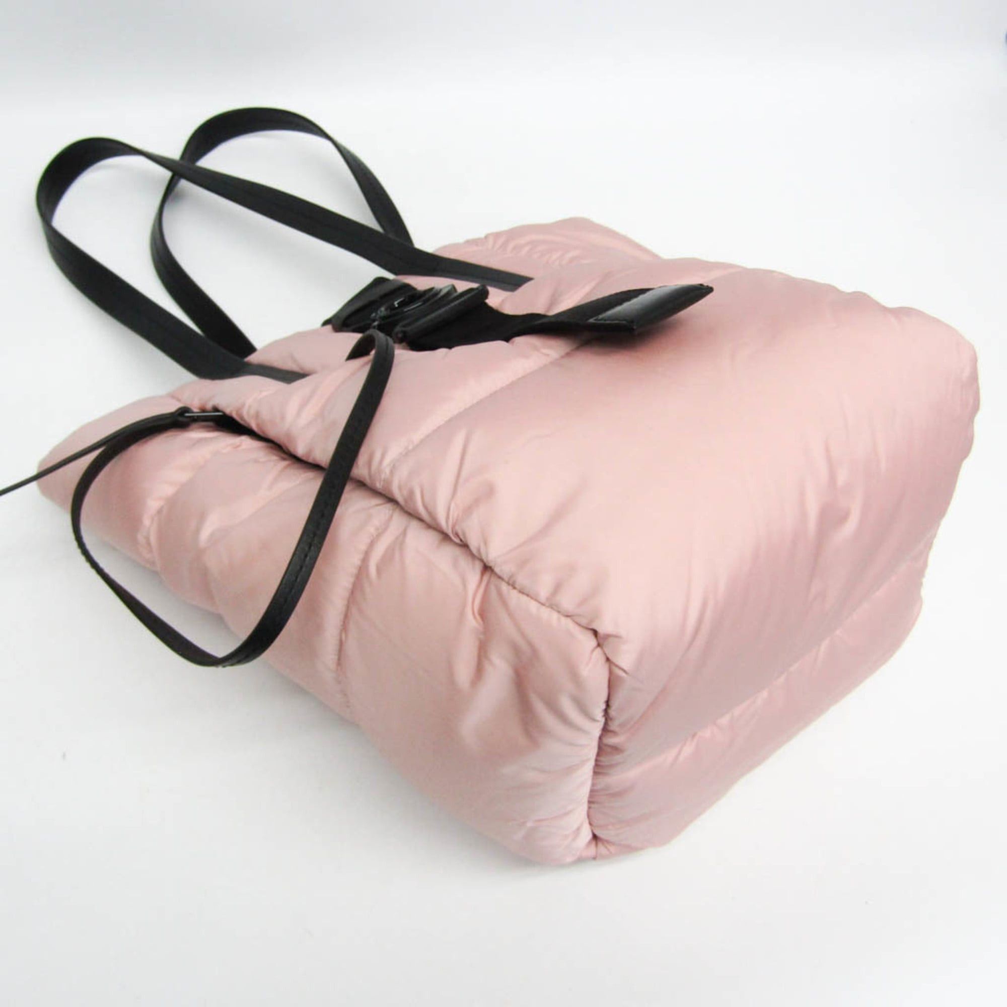 Moncler Moncler XANDER Tote Small H209B5D00002 Women's Nylon,Down Tote Bag Black,Pink Size ONE SIZE - 5 Thumbnail