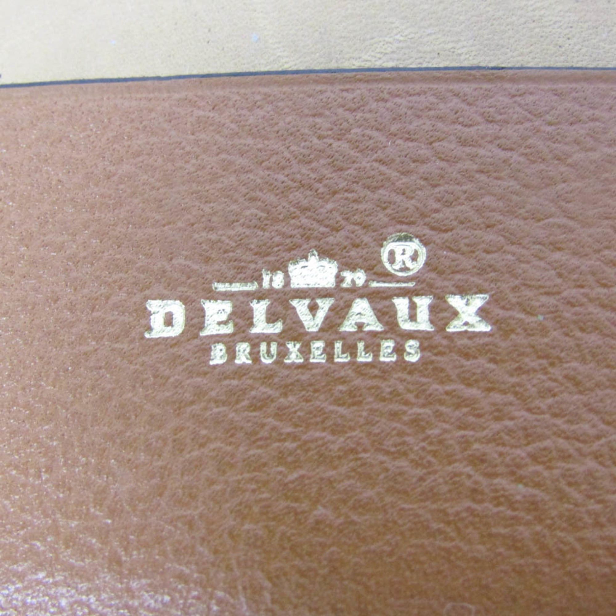 Delvaux Delvaux Tri-fold Leather Business Card Case Brown Size ONE SIZE - 11 Thumbnail