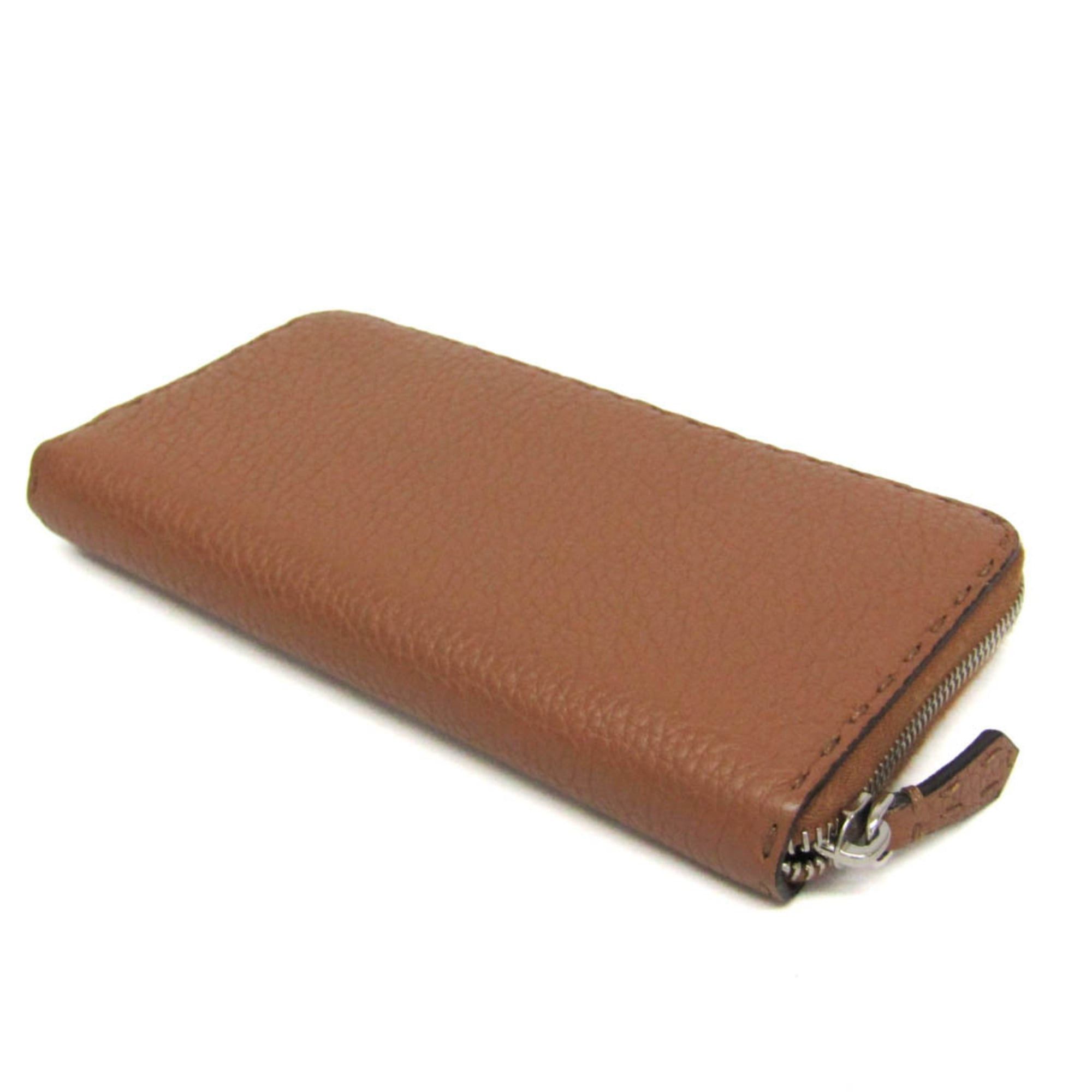 Fendi Fendi Selleria Zip Around Wallet 8M0299 Women's Leather Long Wallet (bi-fold) Light Brown Size ONE SIZE - 3 Thumbnail