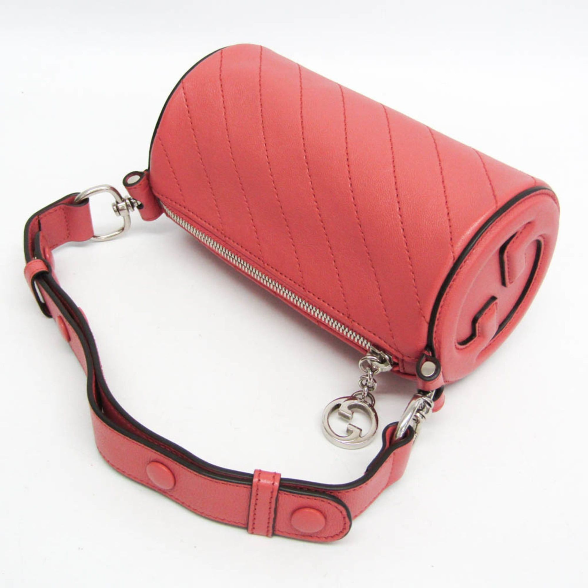 Gucci Gucci Blondie 760170 Women's Leather Handbag,Shoulder Bag Pink Size ONE SIZE - 6 Thumbnail