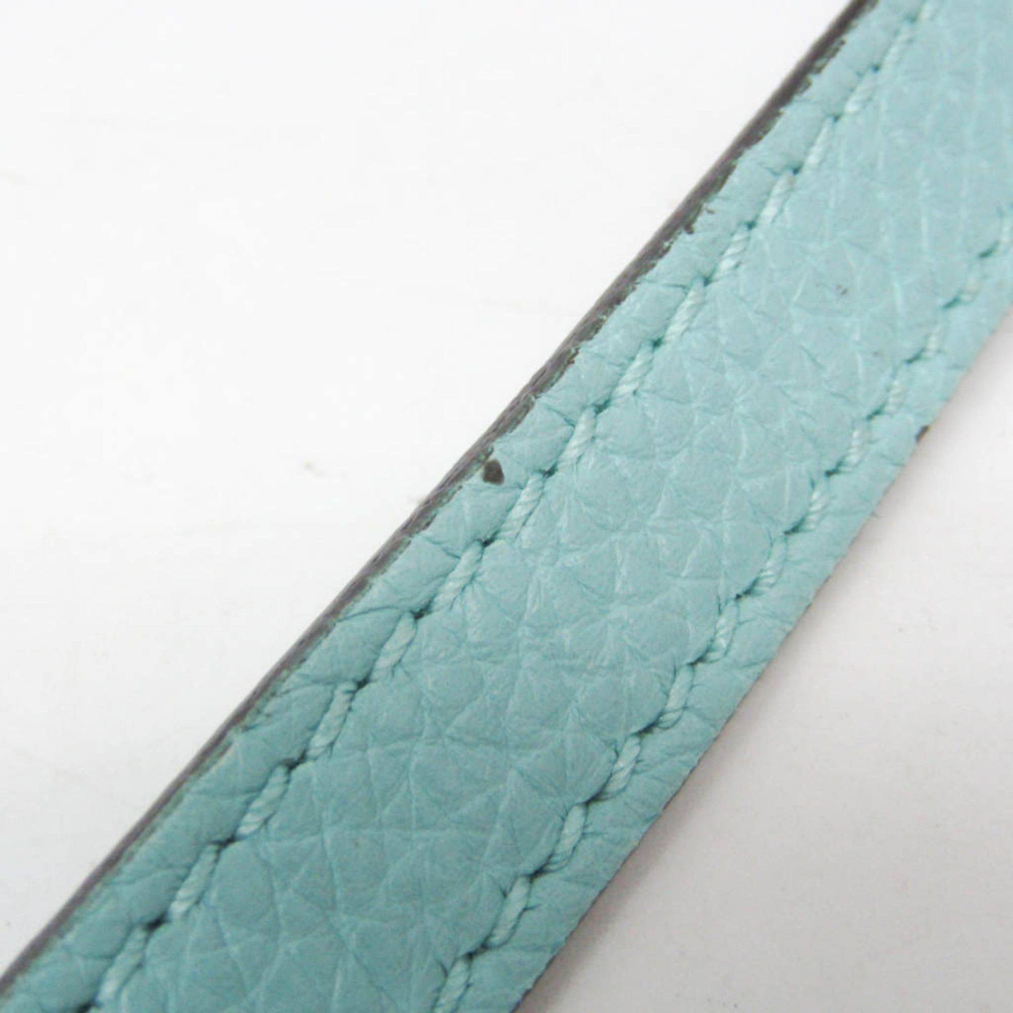 Gucci Gucci Bamboo Mini Shopper 368823 Women's Leather,Bamboo Handbag,Shoulder Bag Light Blue Size ONE SIZE - 13 Thumbnail