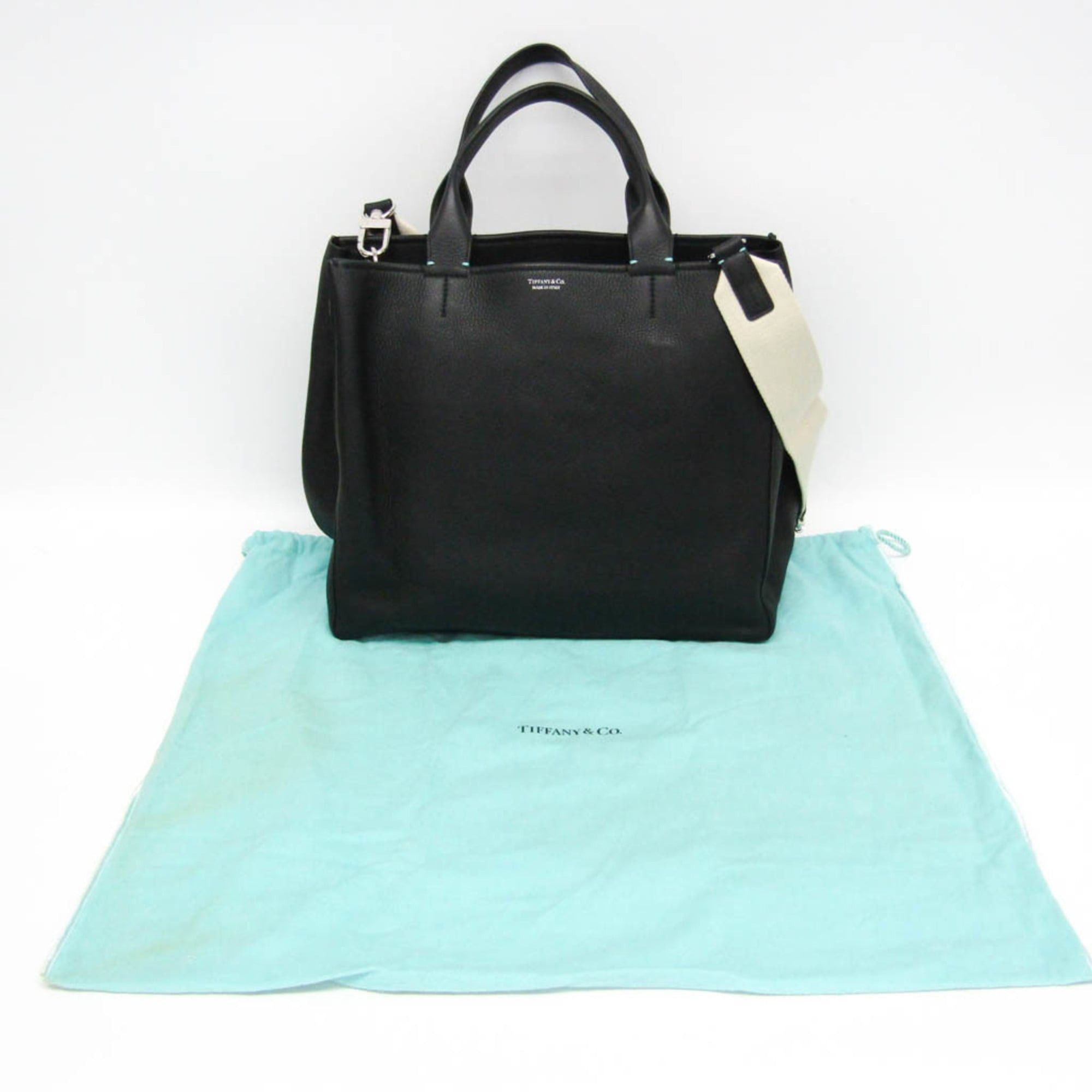 Tiffany & Co. Tiffany 2-way Bag Women's Leather Shoulder Bag,Tote Bag Black Size ONE SIZE - 2 Thumbnail