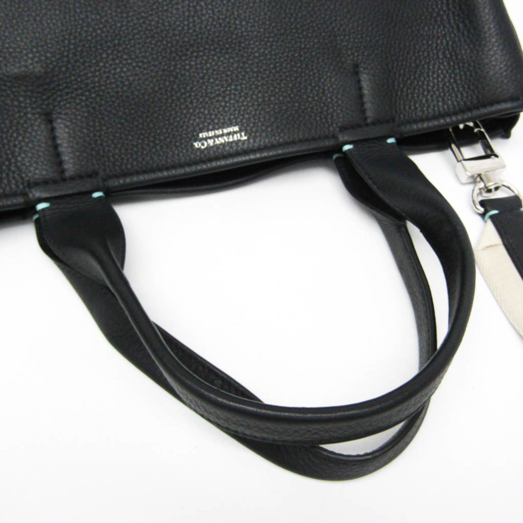 Tiffany & Co. Tiffany 2-way Bag Women's Leather Shoulder Bag,Tote Bag Black Size ONE SIZE - 9 Thumbnail