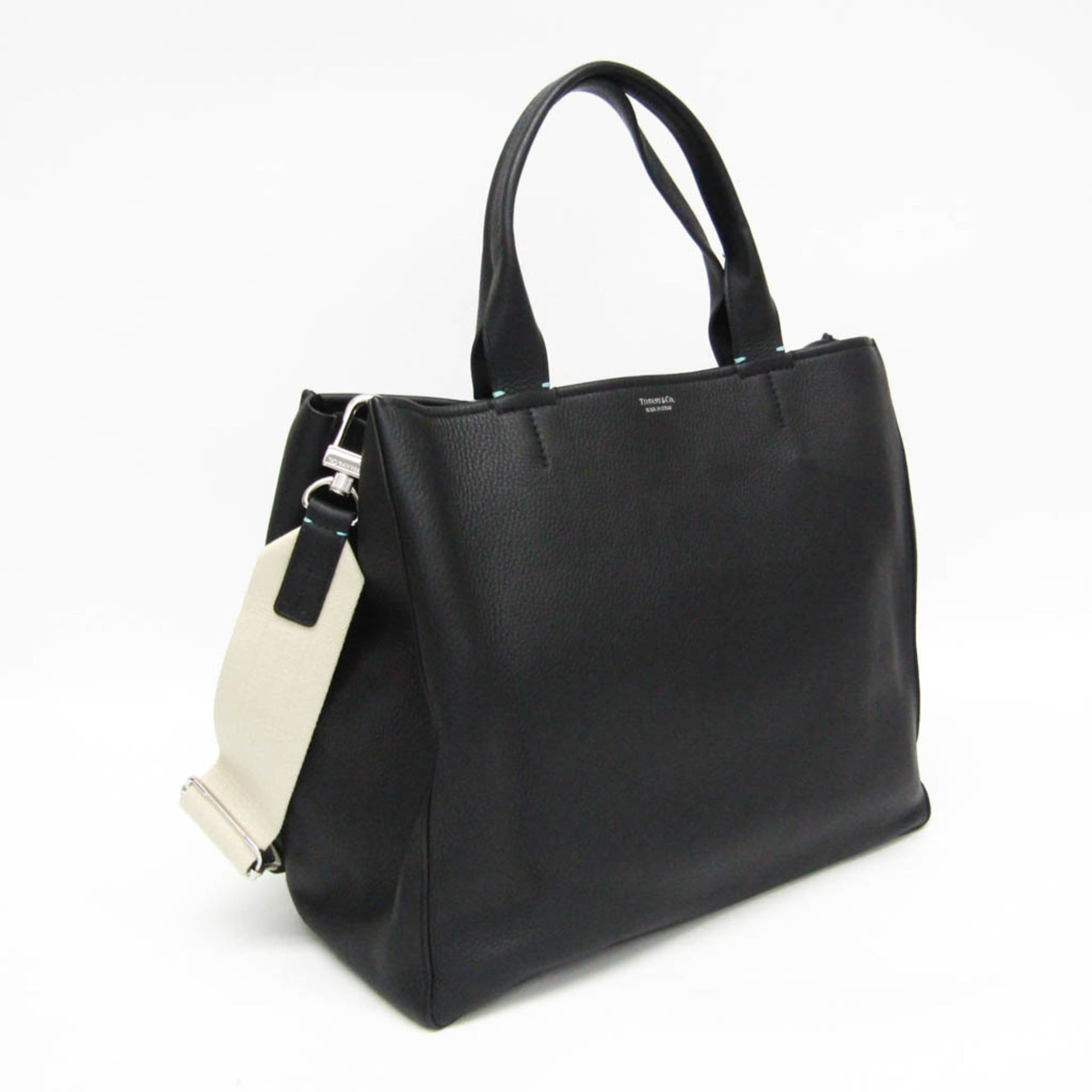 Tiffany & Co. Tiffany 2-way Bag Women's Leather Shoulder Bag,Tote Bag Black Size ONE SIZE - 8 Thumbnail