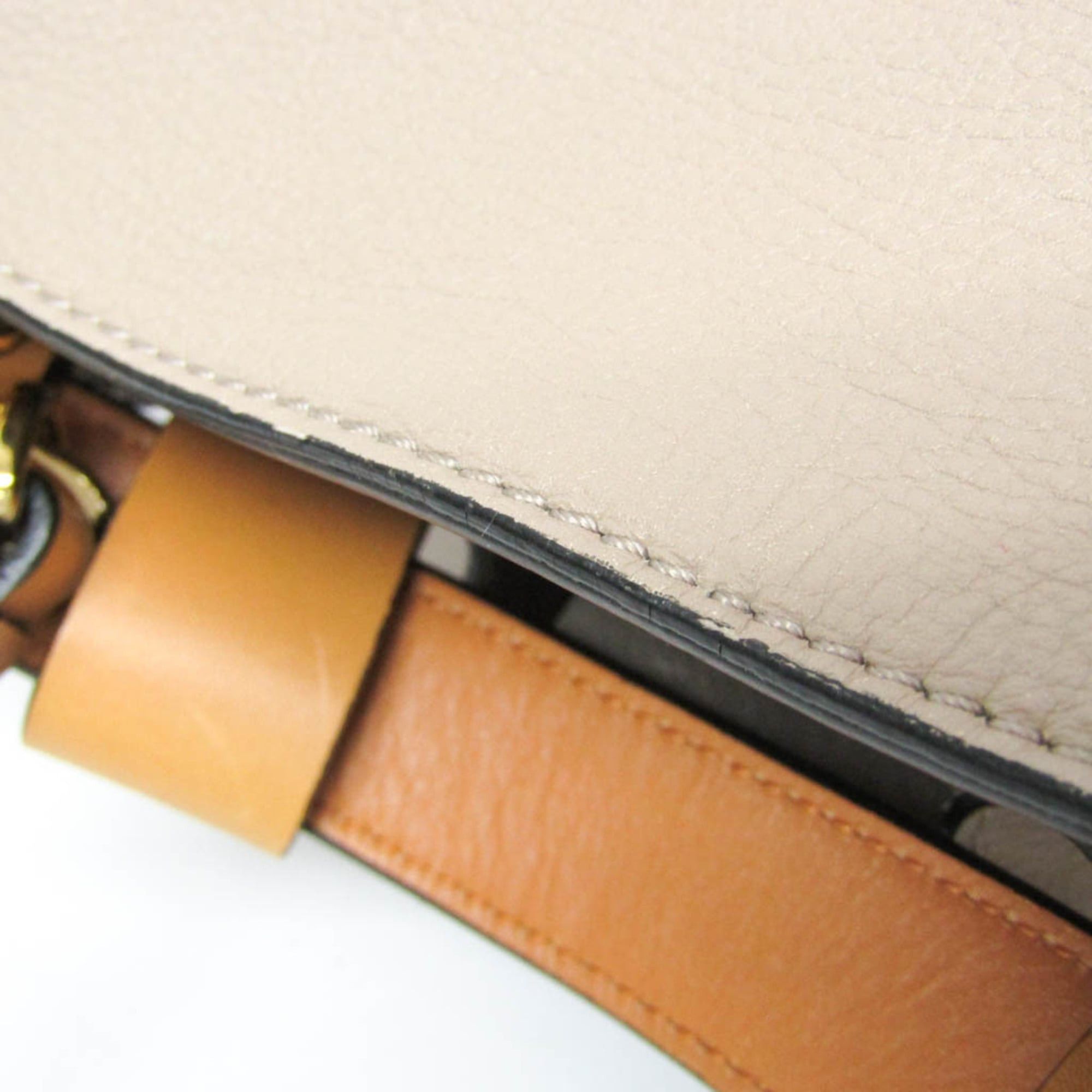 Loewe Loewe Midnight Women's Leather Backpack,Handbag Beige,Yellow Size ONE SIZE - 10 Thumbnail