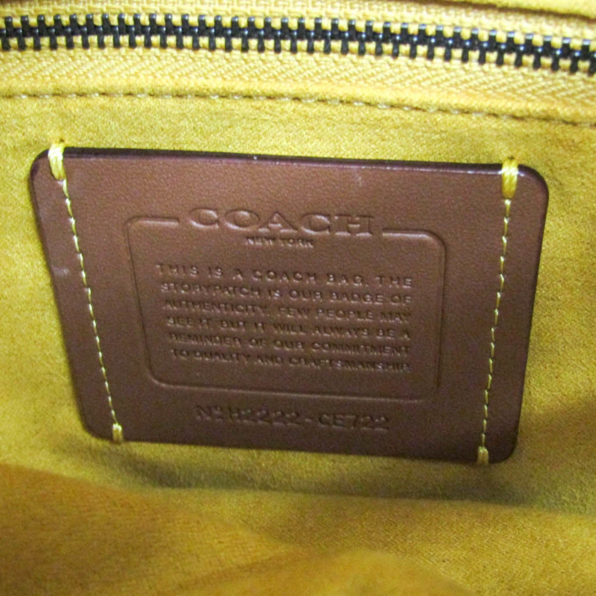 Coach Coach Pillow Tote CE722 Women's Leather Tote Bag Yellow Size ONE SIZE - 13 Thumbnail