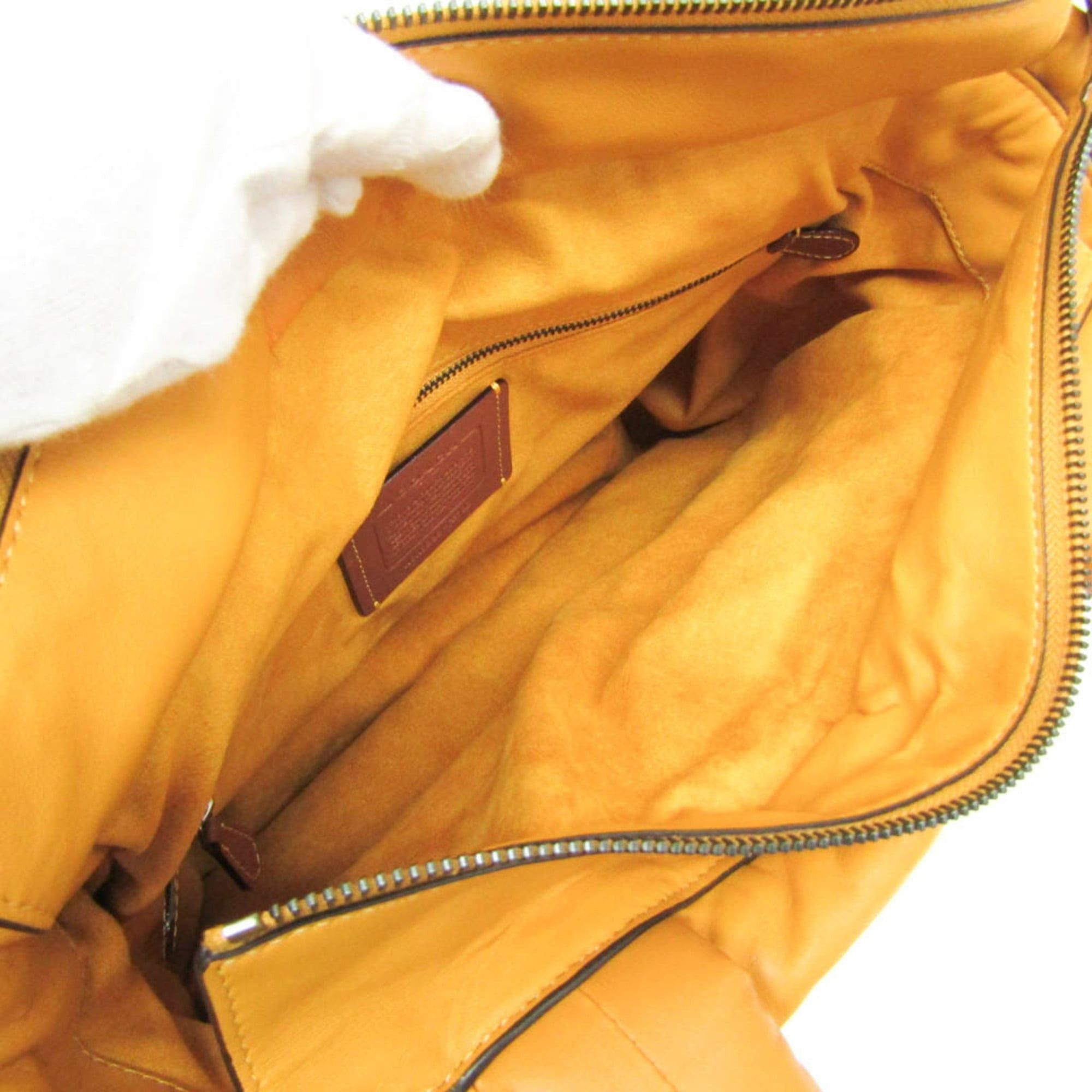 Coach Coach Pillow Tote CE722 Women's Leather Tote Bag Yellow Size ONE SIZE - 4 Thumbnail