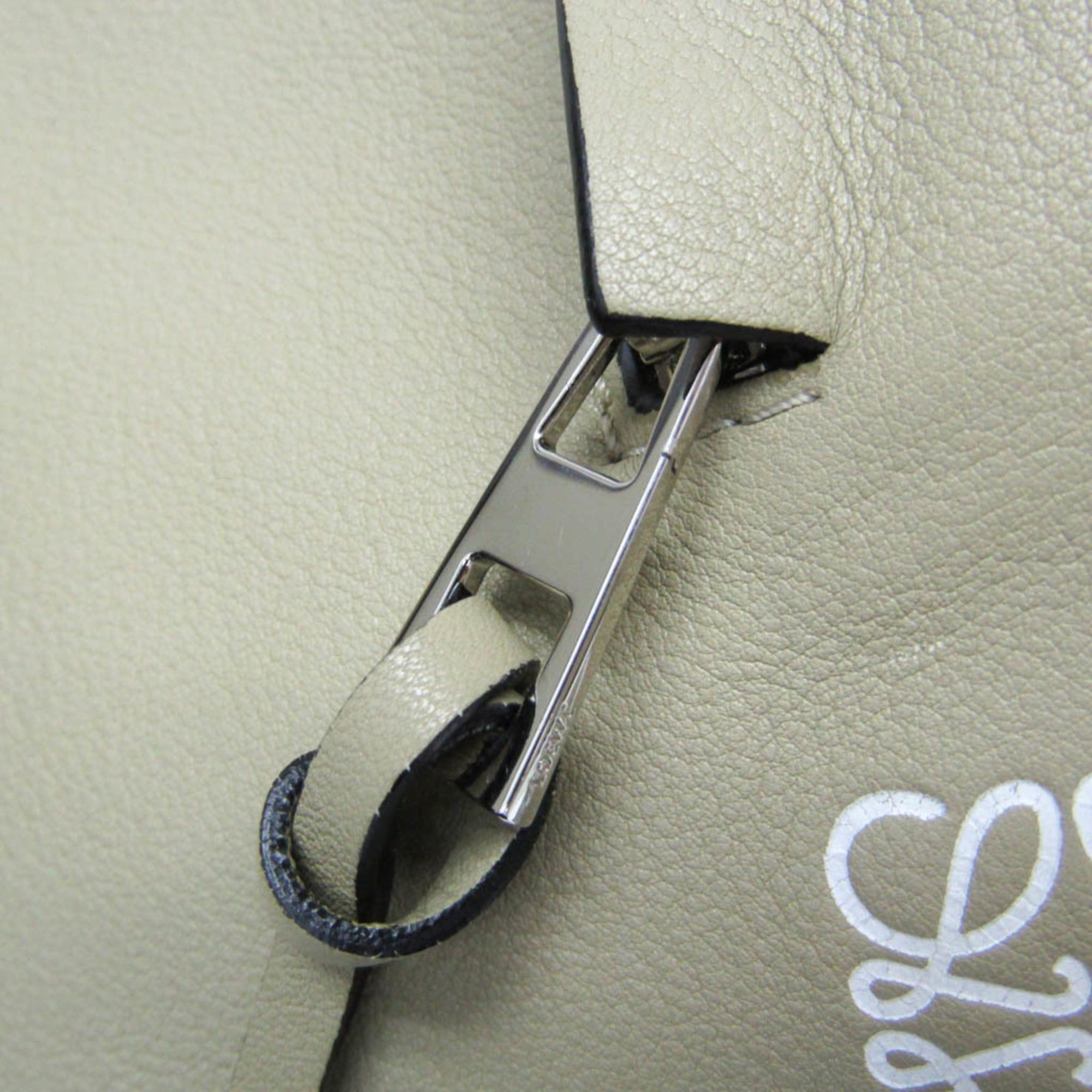 Loewe Loewe Anton Sling Bag Men,Women Leather Shoulder Bag Grayish Size ONE SIZE - 10 Thumbnail