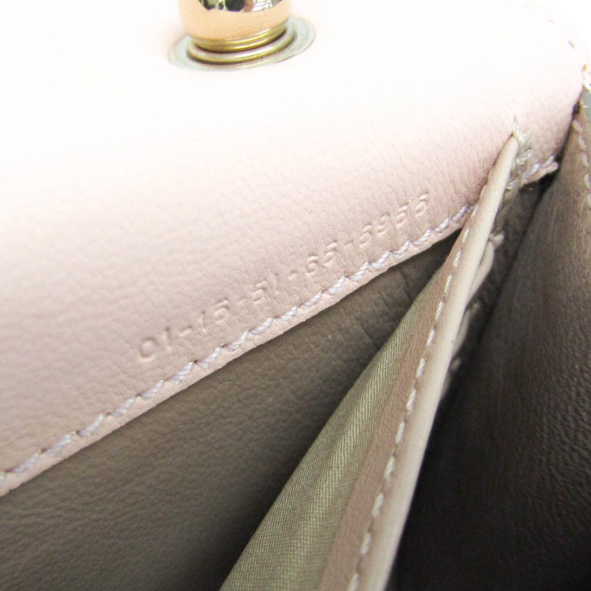 Chloe Chloé Ribbon Chain Shoulder Bag Women's Leather Shoulder Bag Light Beige,Light Pink Size ONE SIZE - 15 Thumbnail