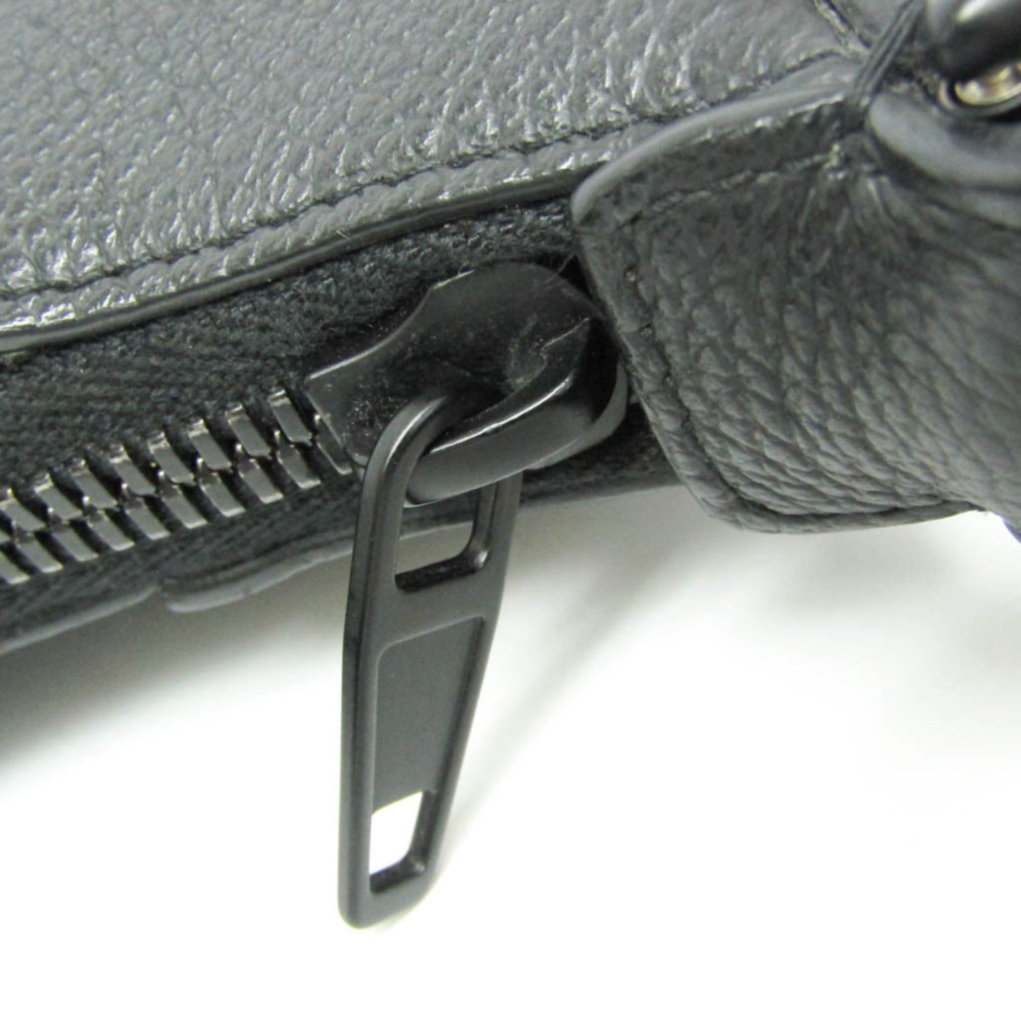 Balenciaga Balenciaga Hourglass Shoulder Bag 644722 Men,Women Leather Pouch,Shoulder Bag Black Size ONE SIZE - 9 Thumbnail