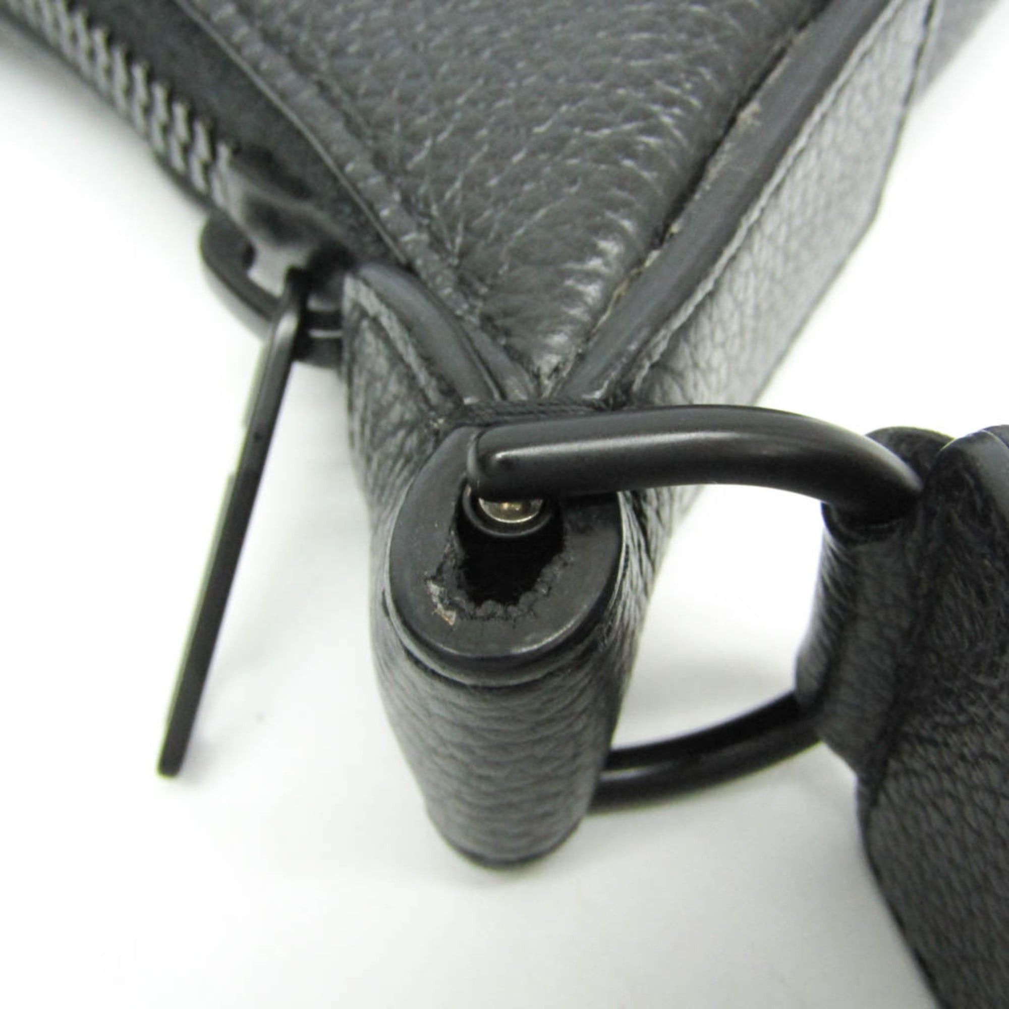 Balenciaga Balenciaga Hourglass Shoulder Bag 644722 Men,Women Leather Pouch,Shoulder Bag Black Size ONE SIZE - 11 Thumbnail