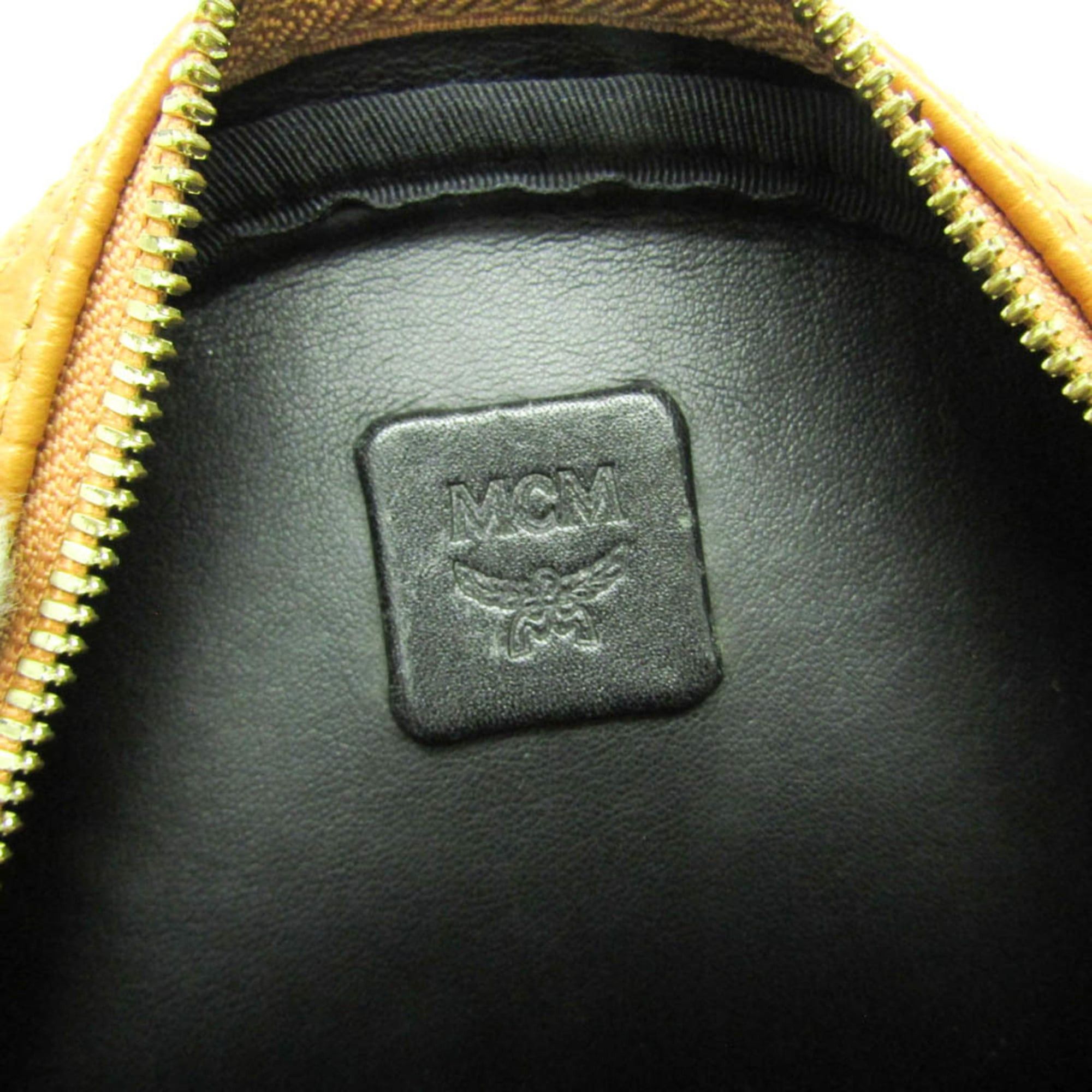 MCM MCM Visetos Mini MMK6SVE41C0001 Women's Coated Canvas Backpack Brown Size ONE SIZE - 19 Thumbnail