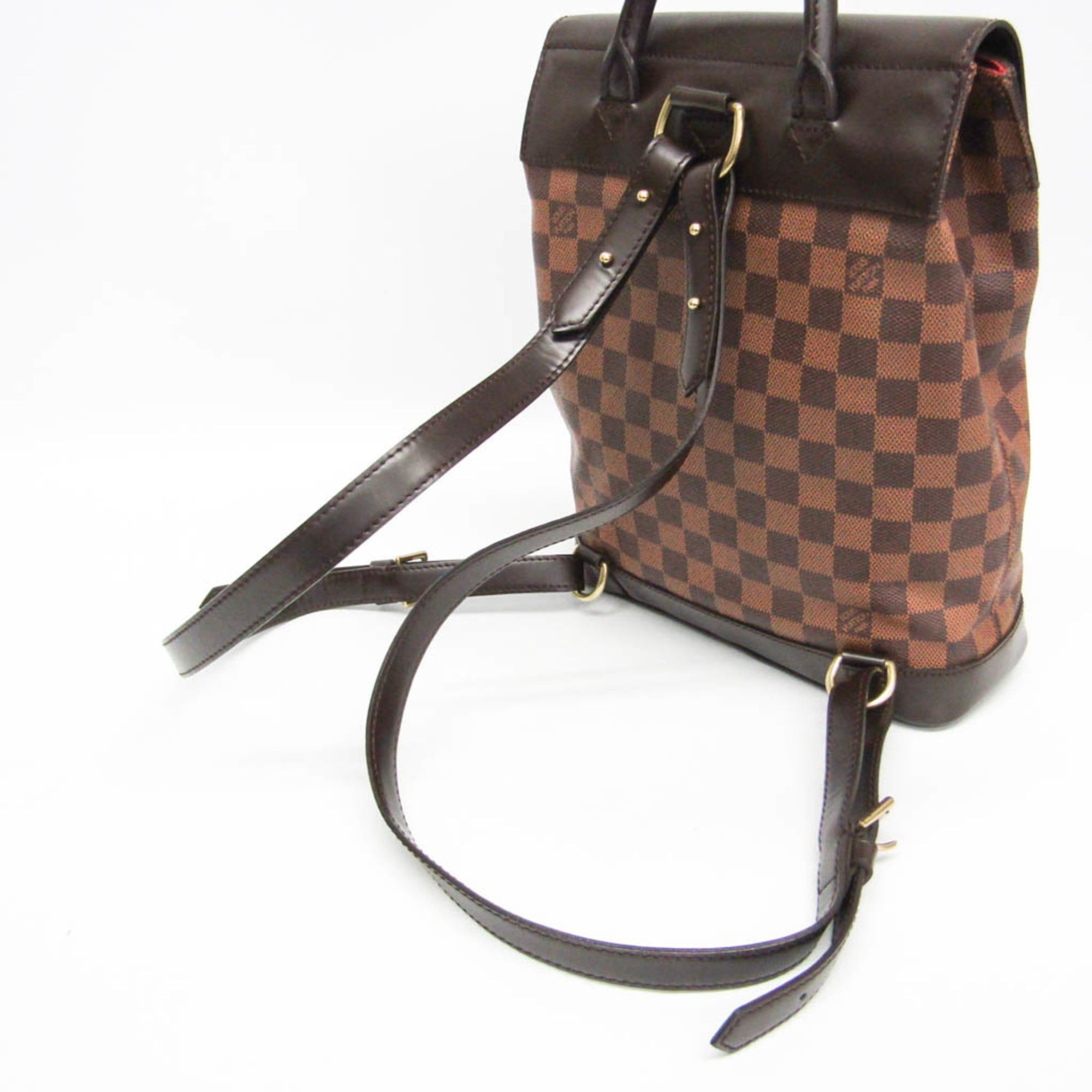 Louis Vuitton Louis Vuitton Damier Soho N51132 Women's Backpack Ebene Size ONE SIZE - 7 Thumbnail