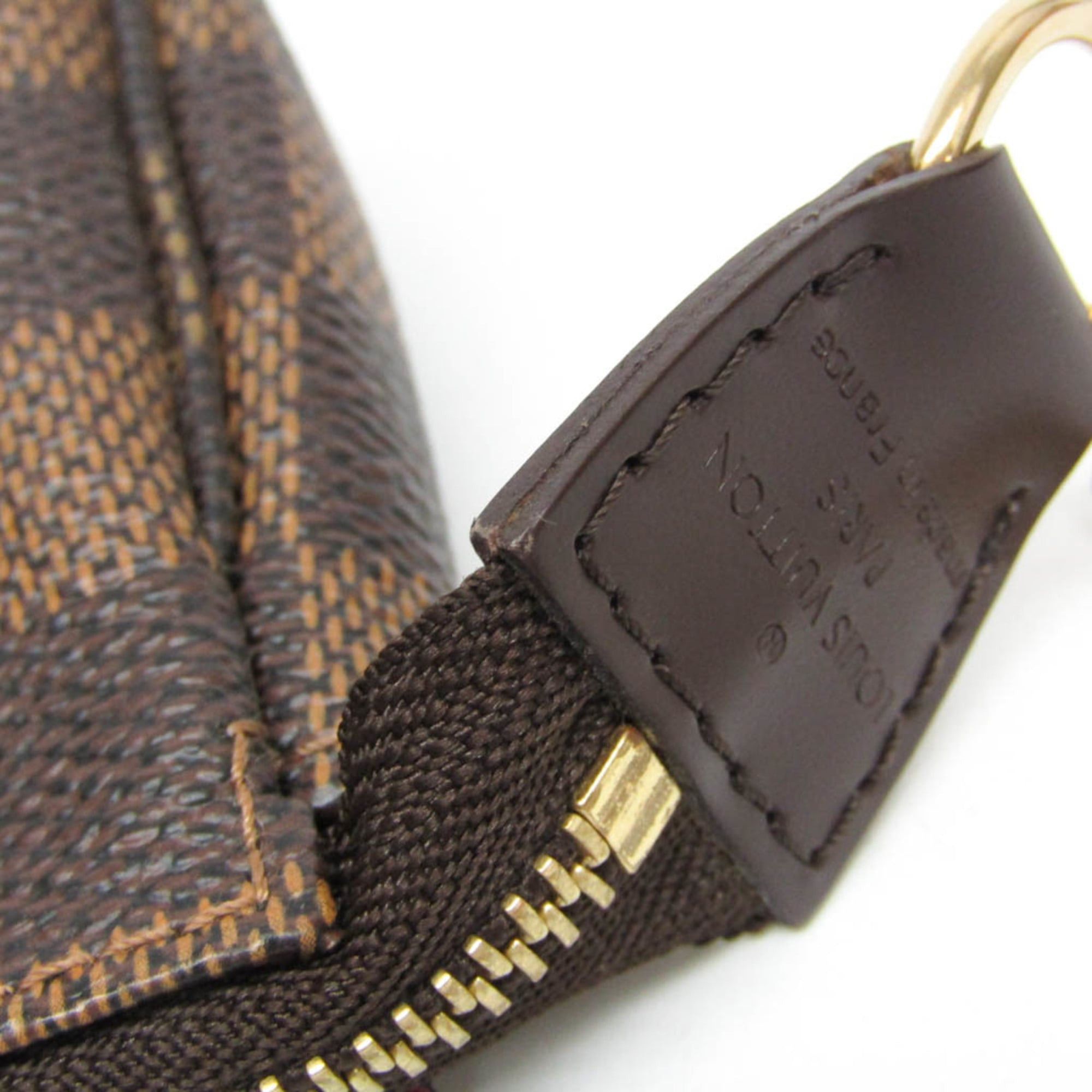 Louis Vuitton Louis Vuitton Damier Mini Pochette Accessoires T&B N58011 Women's Handbag Ebene Size ONE SIZE - 8 Thumbnail