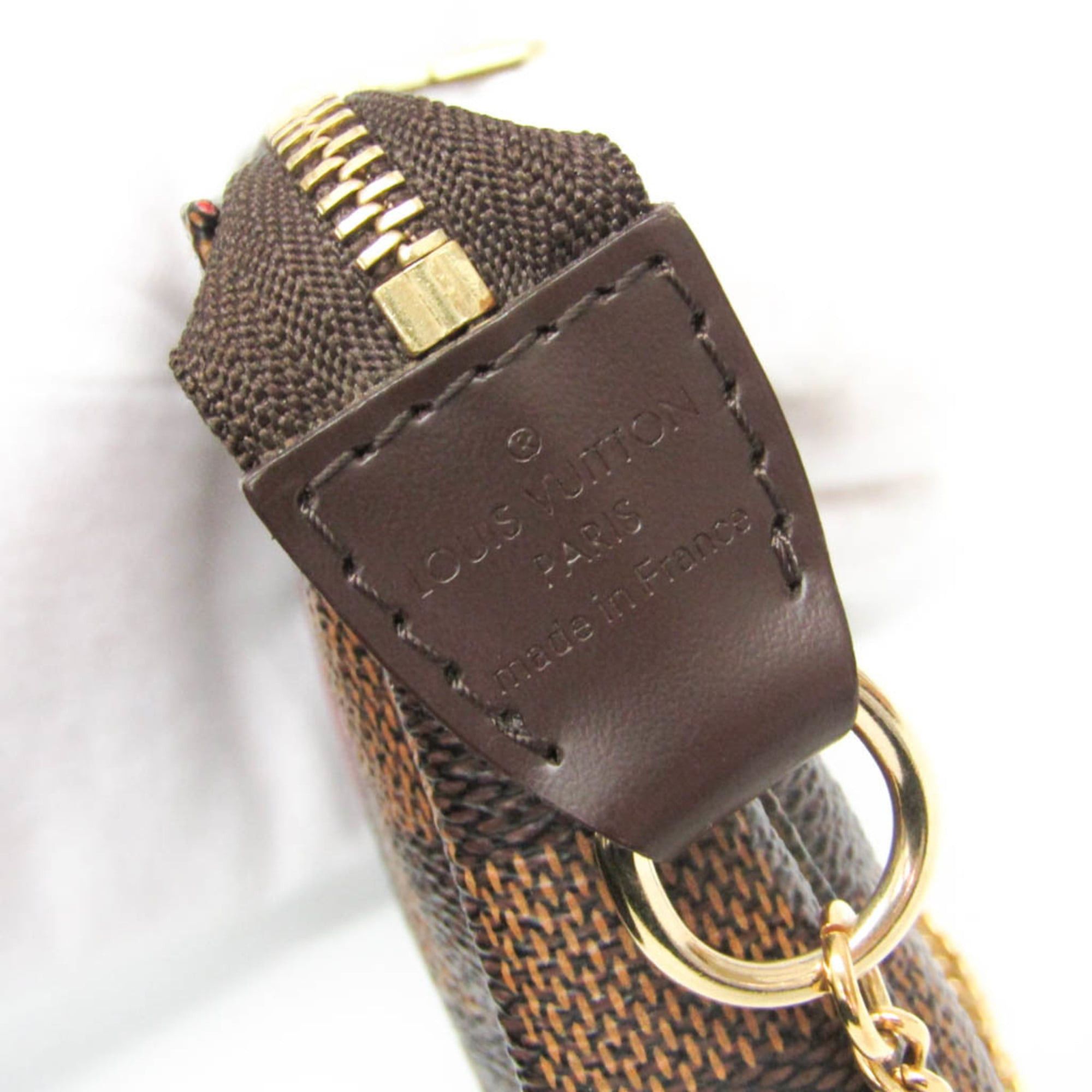 Louis Vuitton Louis Vuitton Damier Mini Pochette Accessoires T&B N58011 Women's Handbag Ebene Size ONE SIZE - 9 Thumbnail