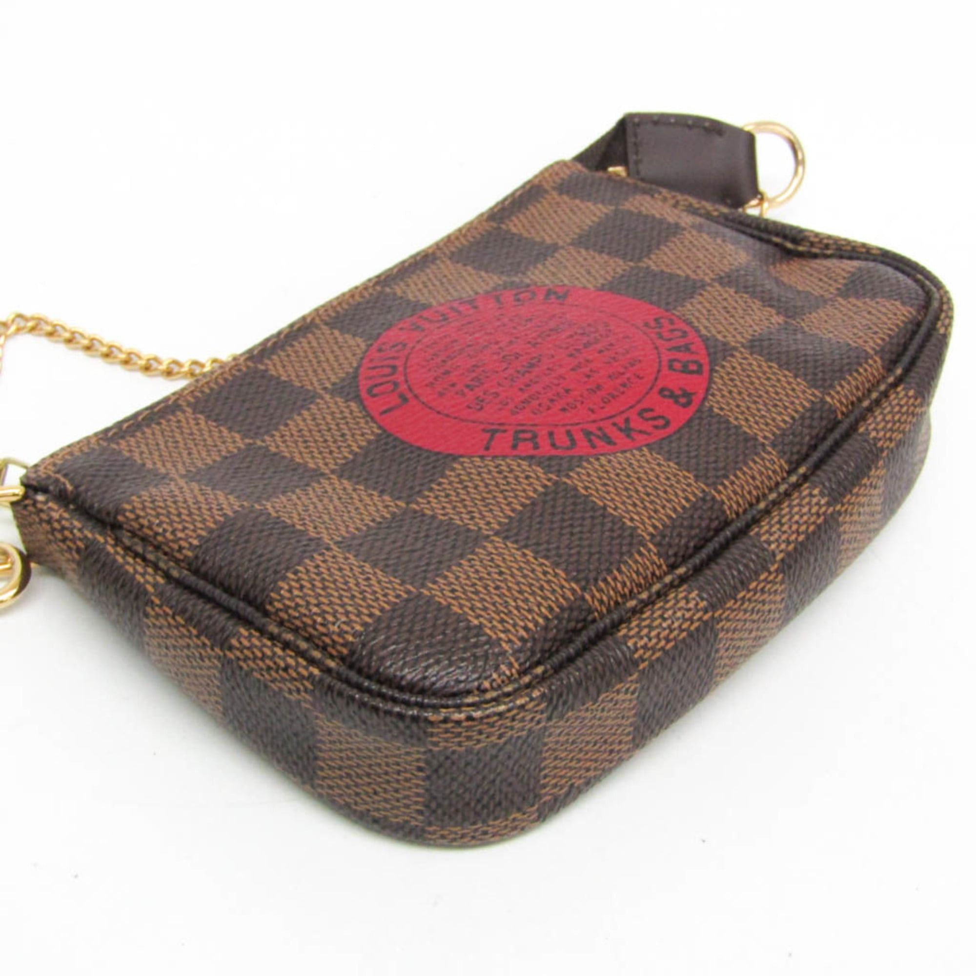 Louis Vuitton Louis Vuitton Damier Mini Pochette Accessoires T&B N58011 Women's Handbag Ebene Size ONE SIZE - 5 Thumbnail