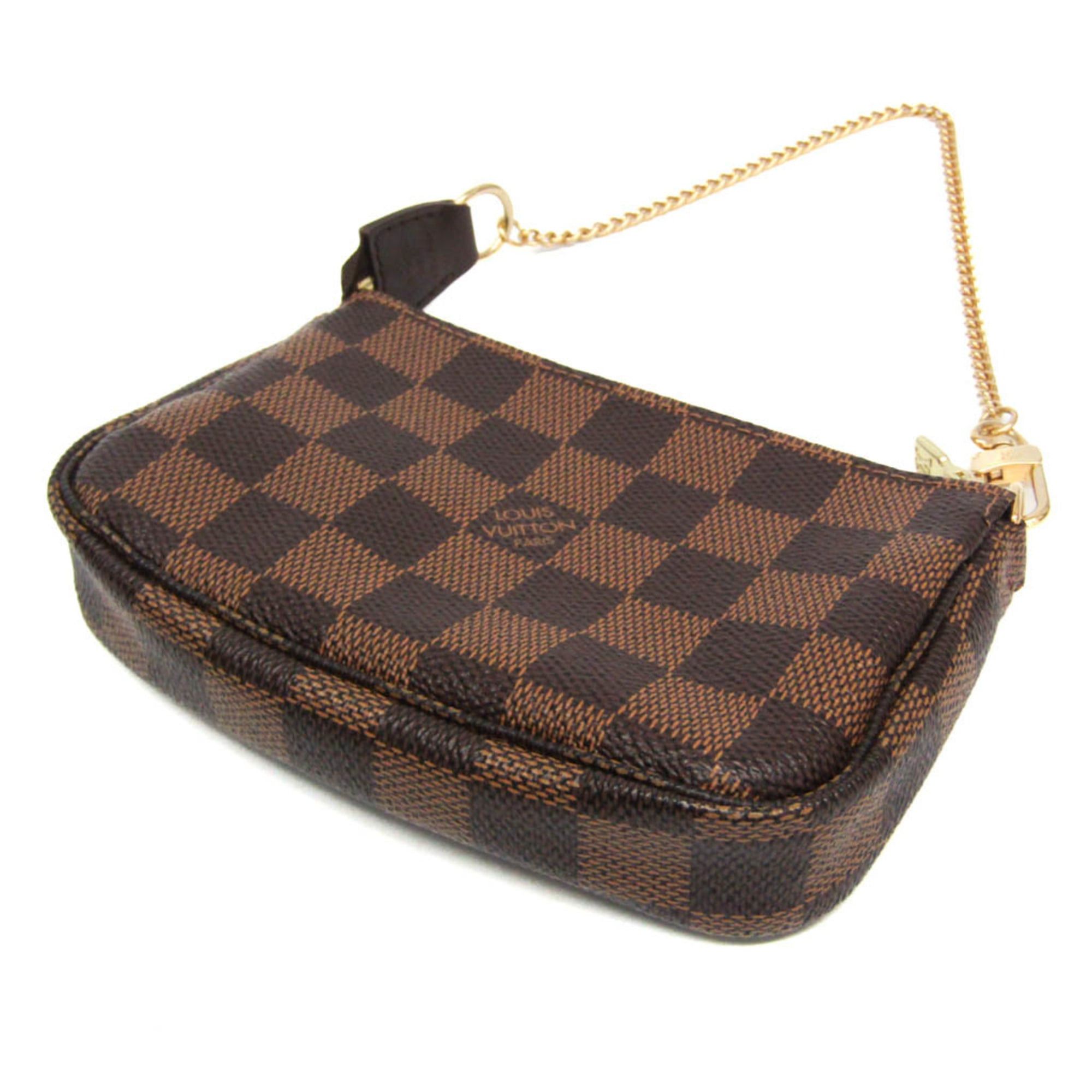 Louis Vuitton Louis Vuitton Damier Mini Pochette Accessoires T&B N58011 Women's Handbag Ebene Size ONE SIZE - 2 Thumbnail