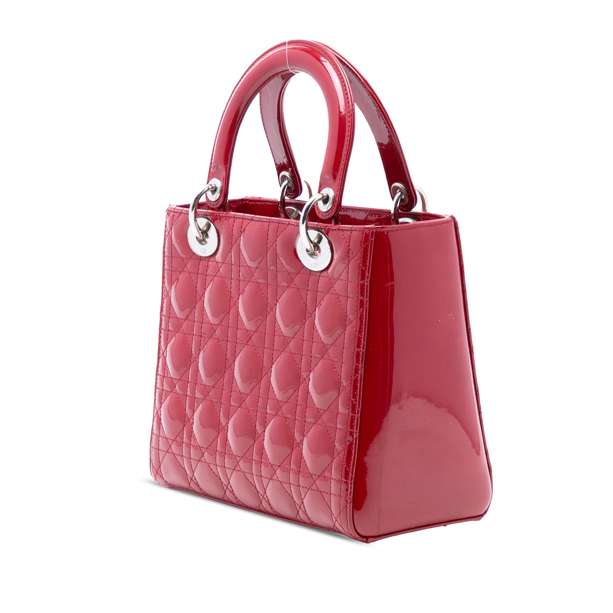Dior Dior Medium Patent Cannage Lady Dior Size ONE SIZE - 2 Thumbnail