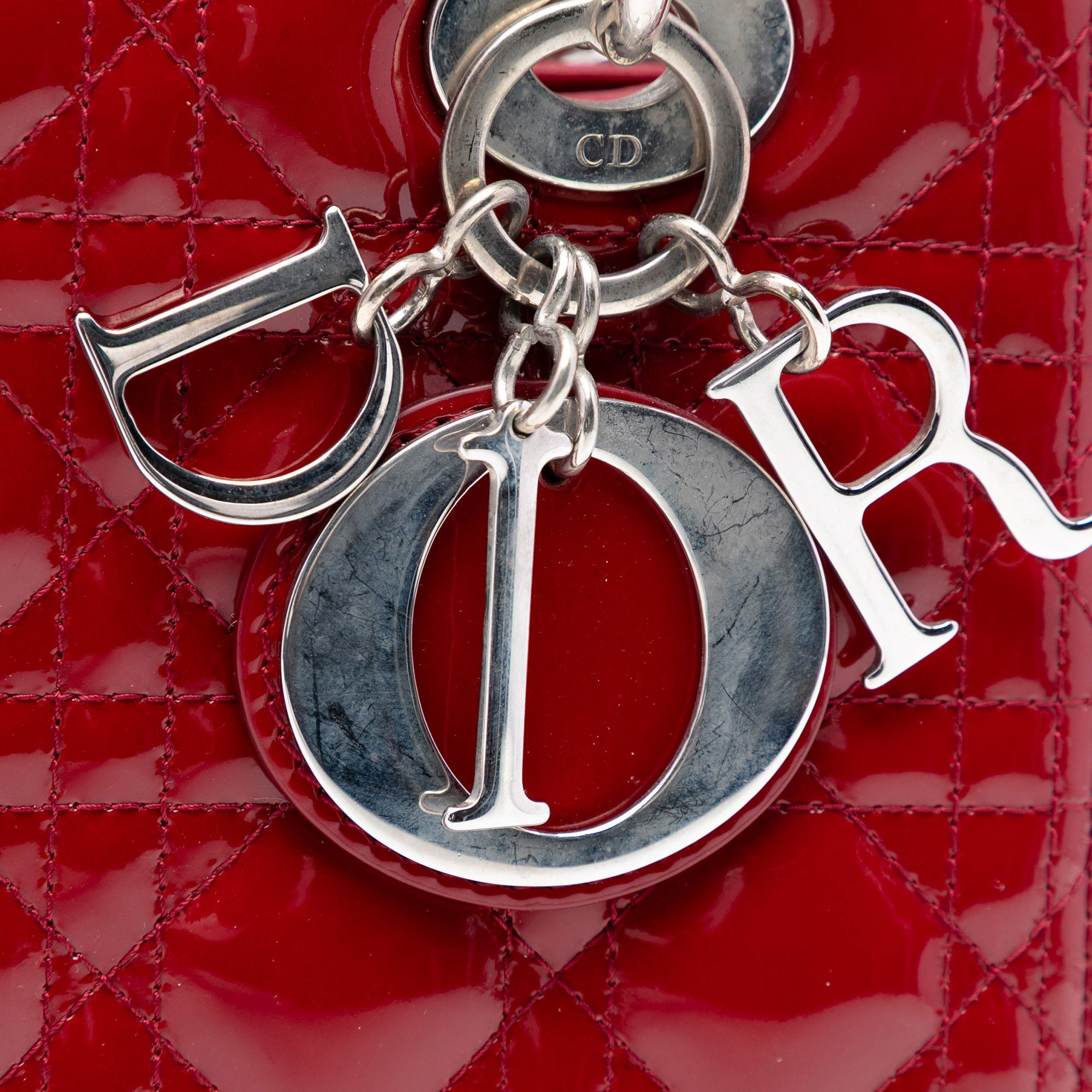Dior Dior Medium Patent Cannage Lady Dior Size ONE SIZE - 7 Thumbnail