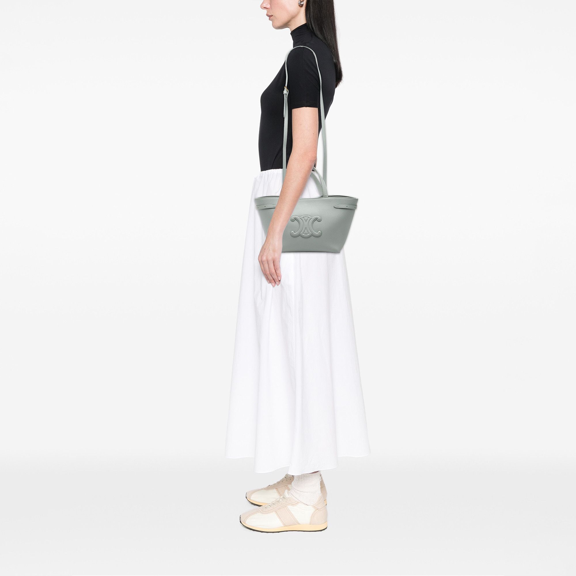 Celine Celine Mini Grained Calfskin Cuir Triomphe Cabas Anais Tote Size ONE SIZE - 7 Thumbnail