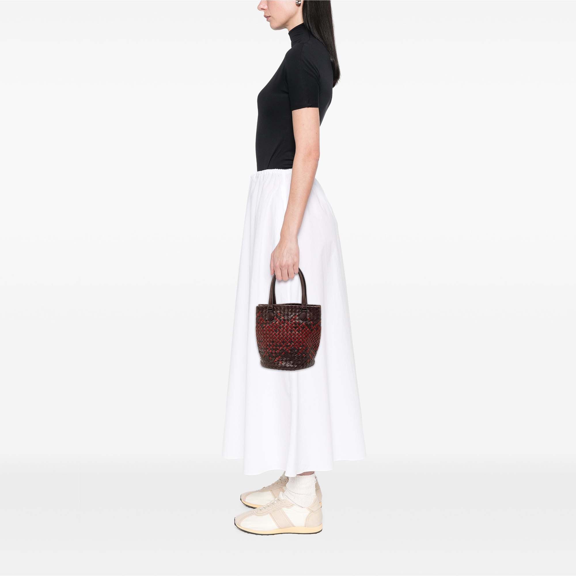 Bottega Veneta Bottega Veneta Bicolor Nappa Intrecciato Bucket Bag Size ONE SIZE - 7 Thumbnail